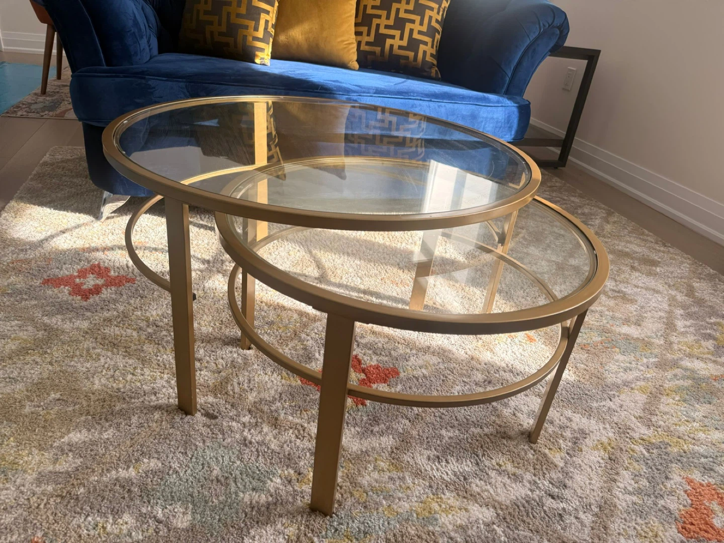 Custom made 3+2 Sofa Set, and other side and decor items - photo 3