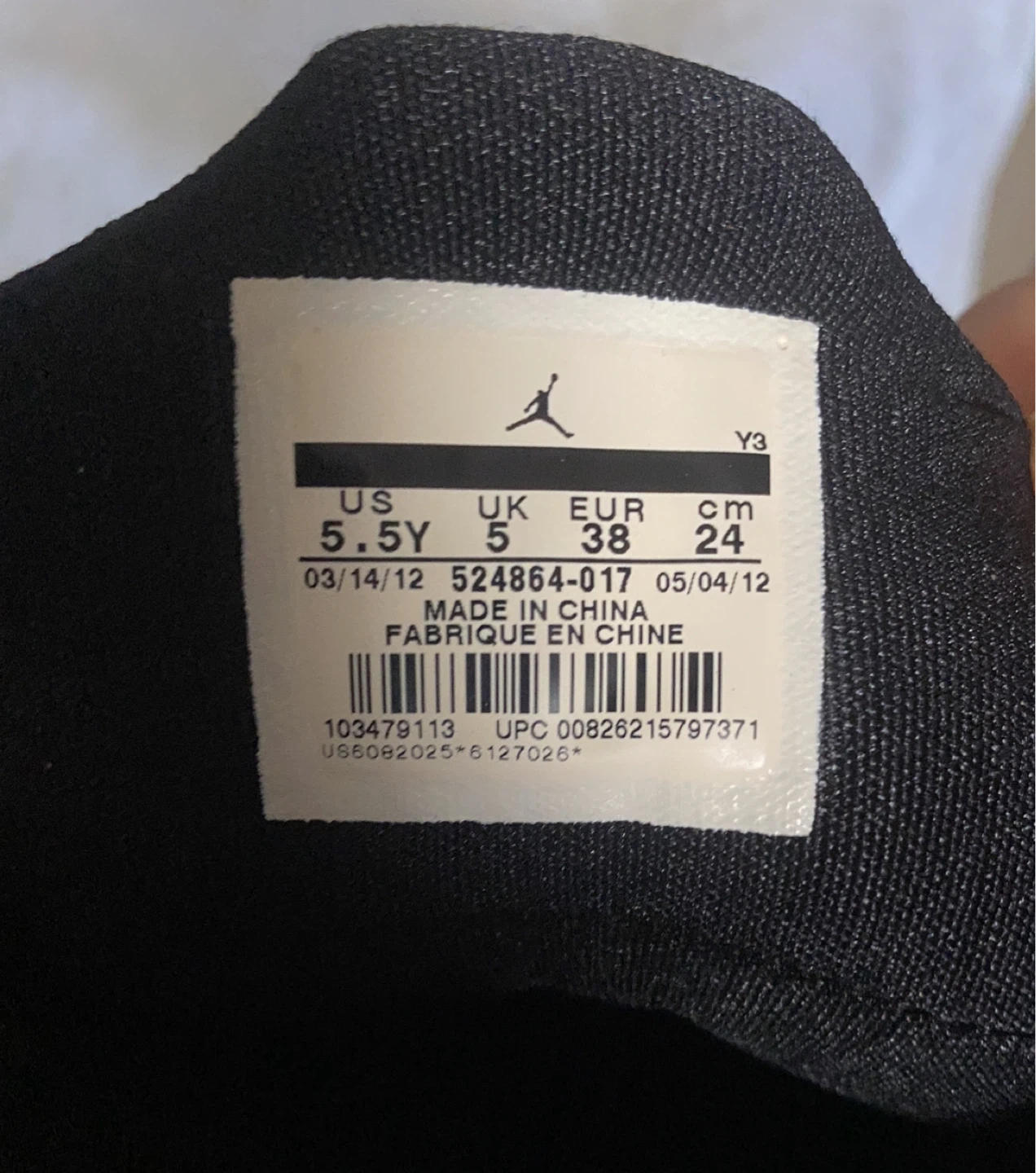 🌱Jordan Flight Shoes Black Pink Size 5.5Y - photo 4