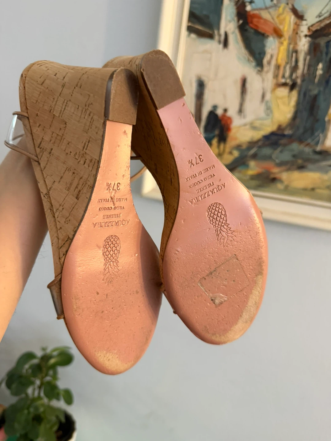 Aquazzura Wedge Sandals size 7.5 - photo 5