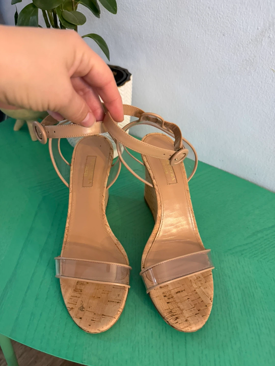 Aquazzura Wedge Sandals size 7.5 - photo 3