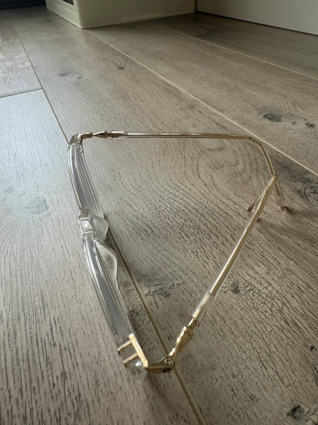Used clear frames glasses with prescription - photo 2