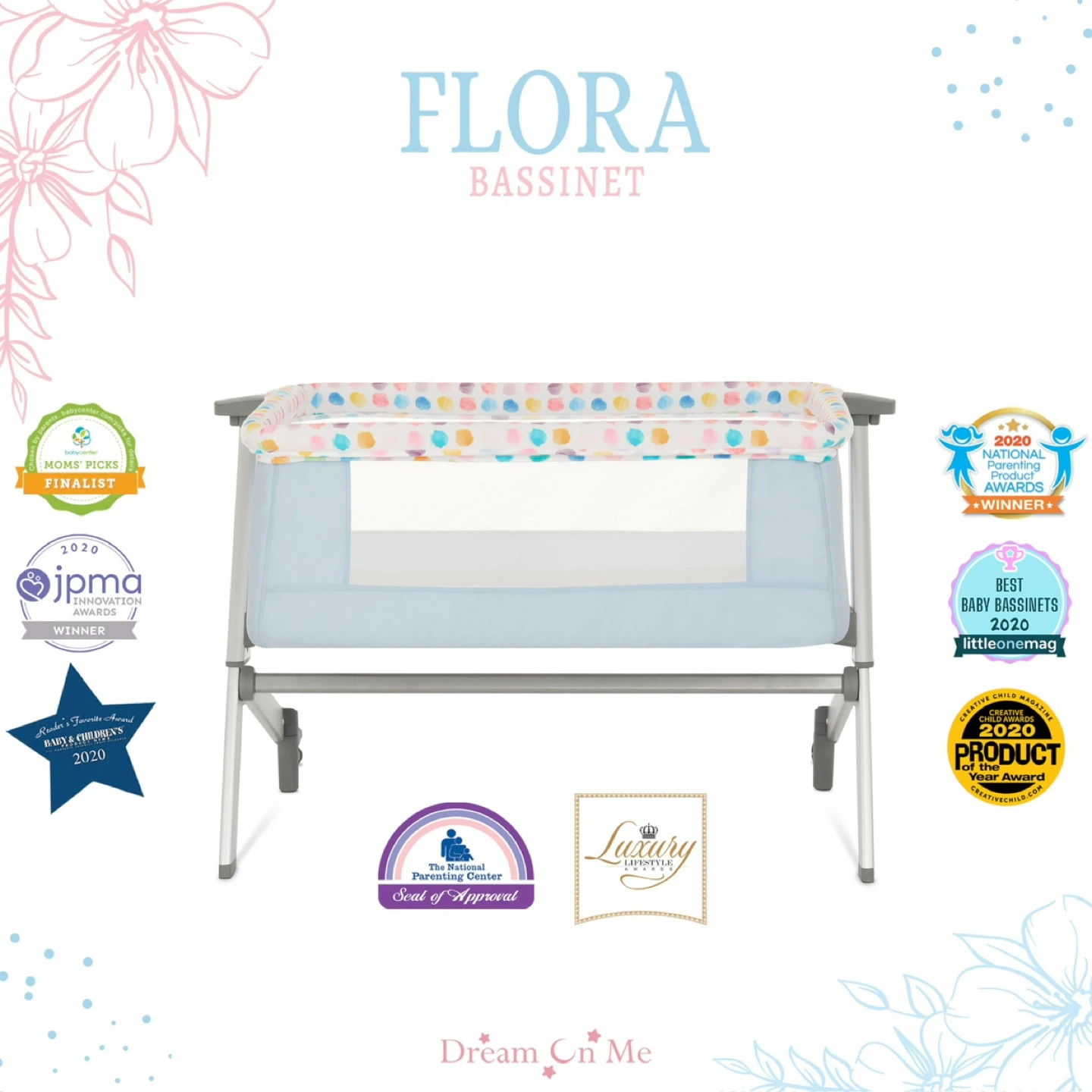 Dream On Me Flora Bassinet