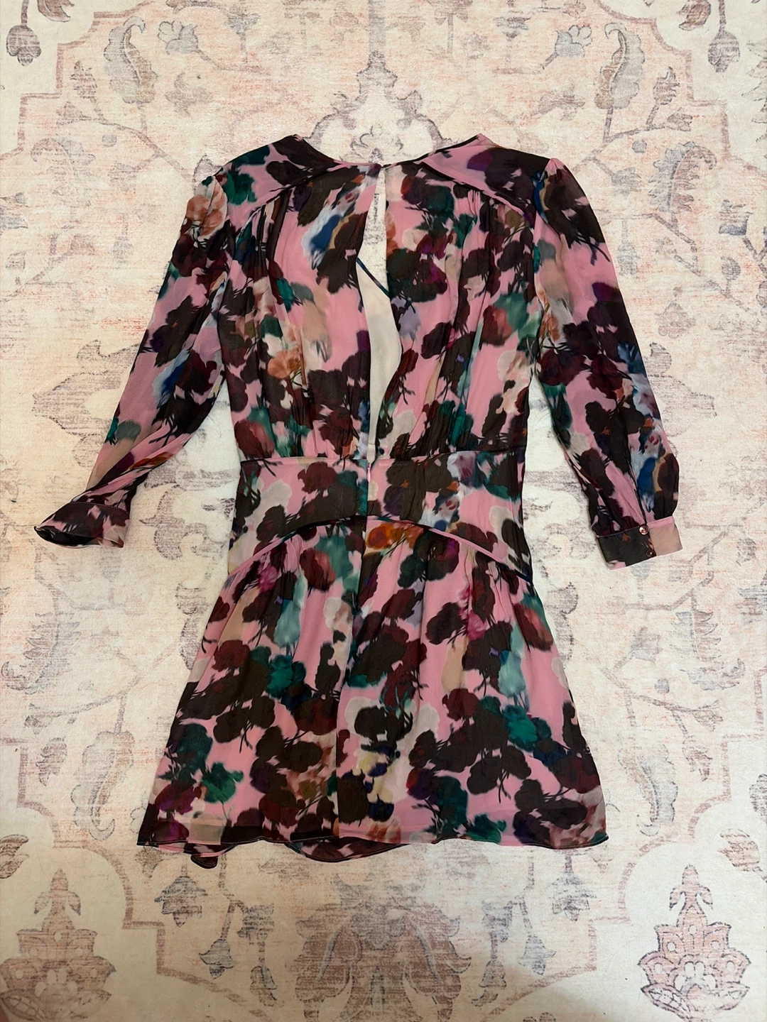 REISS Floral V-Neck Dress - photo 3