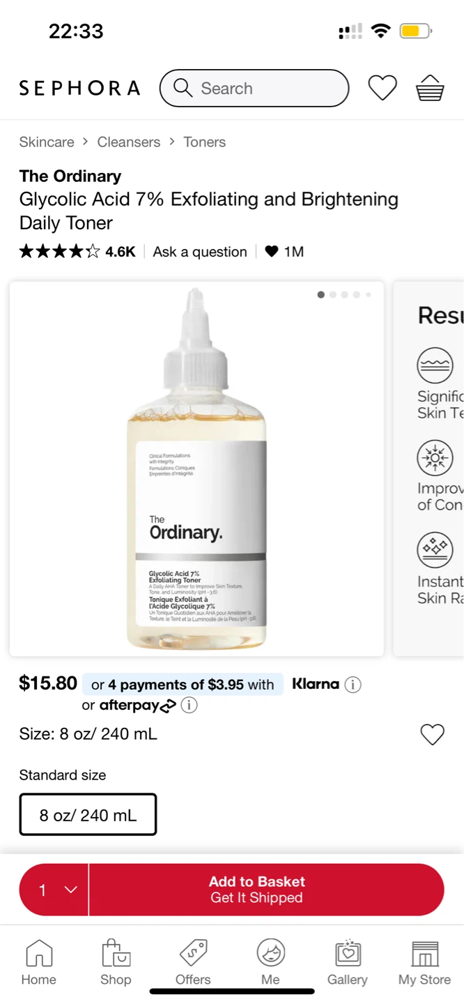 The Ordinary Glycolic Acid 7% Exfoliating Toner - 240 mL - photo 2