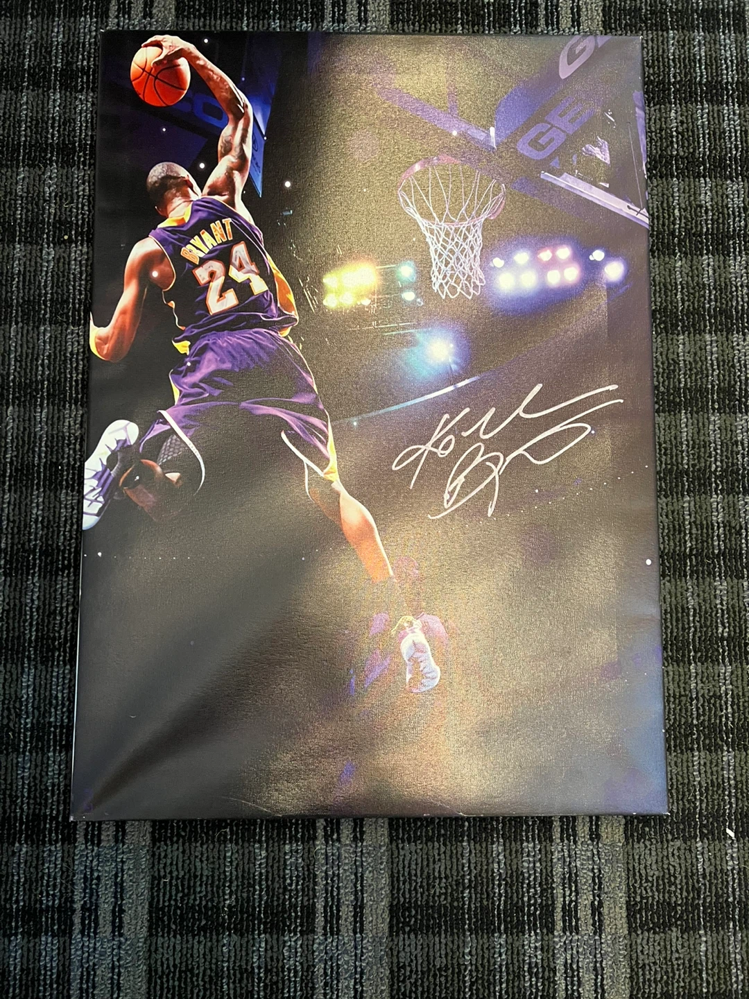 Kobe Bryant Autographed Poster 20" x 30"