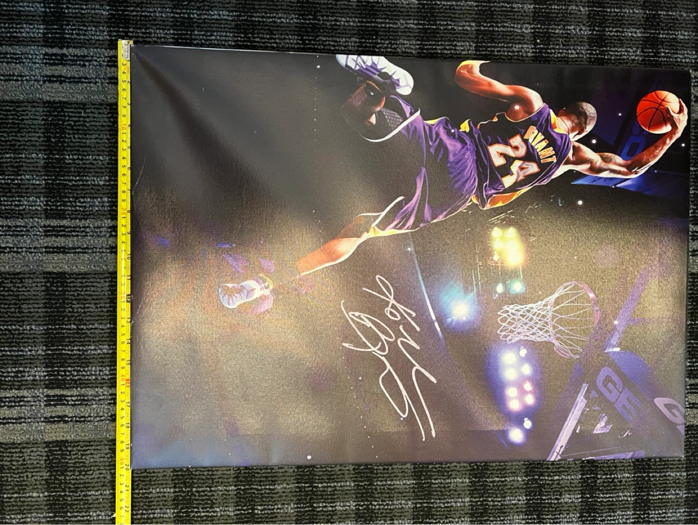 Kobe Bryant Autographed Poster 20" x 30" - photo 2