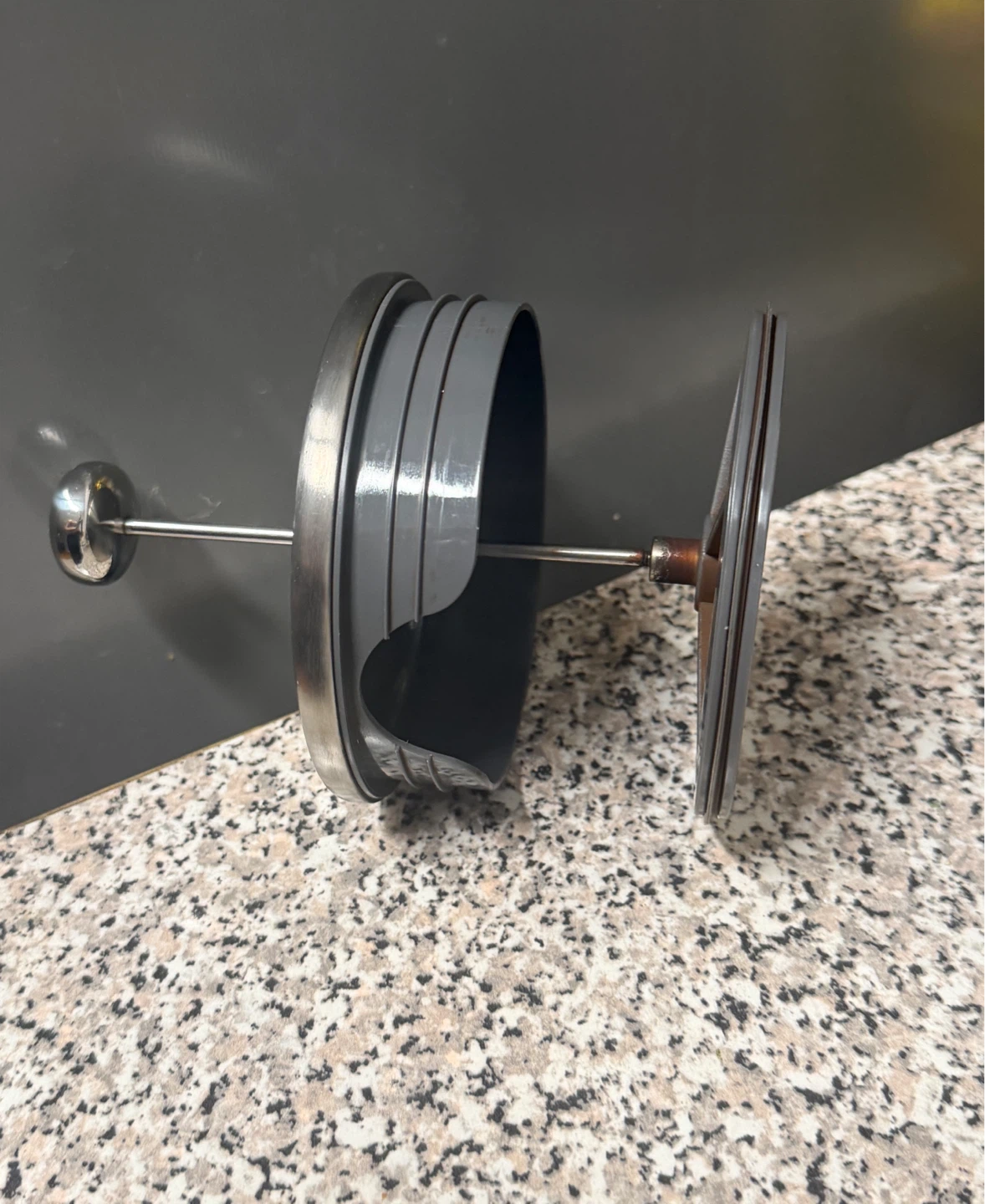 Stainless Steel French Press Coffee Maker - Vintage - photo 3