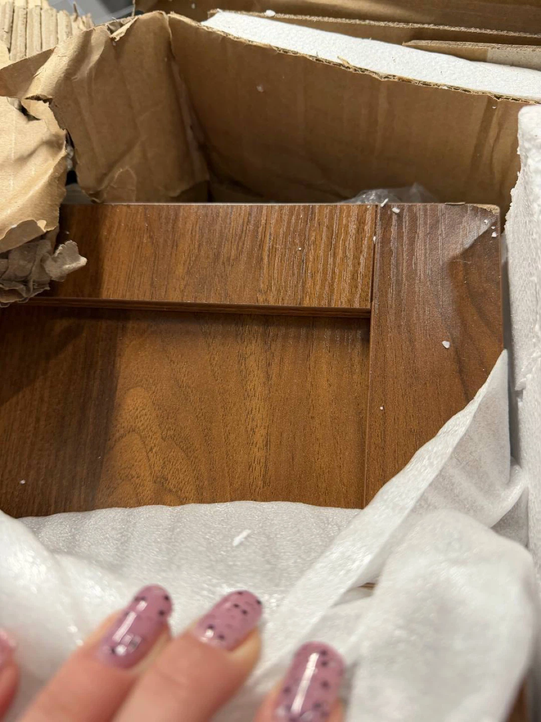 Farmhouse King Size Bed Frame with 4 Drawers - photo 3