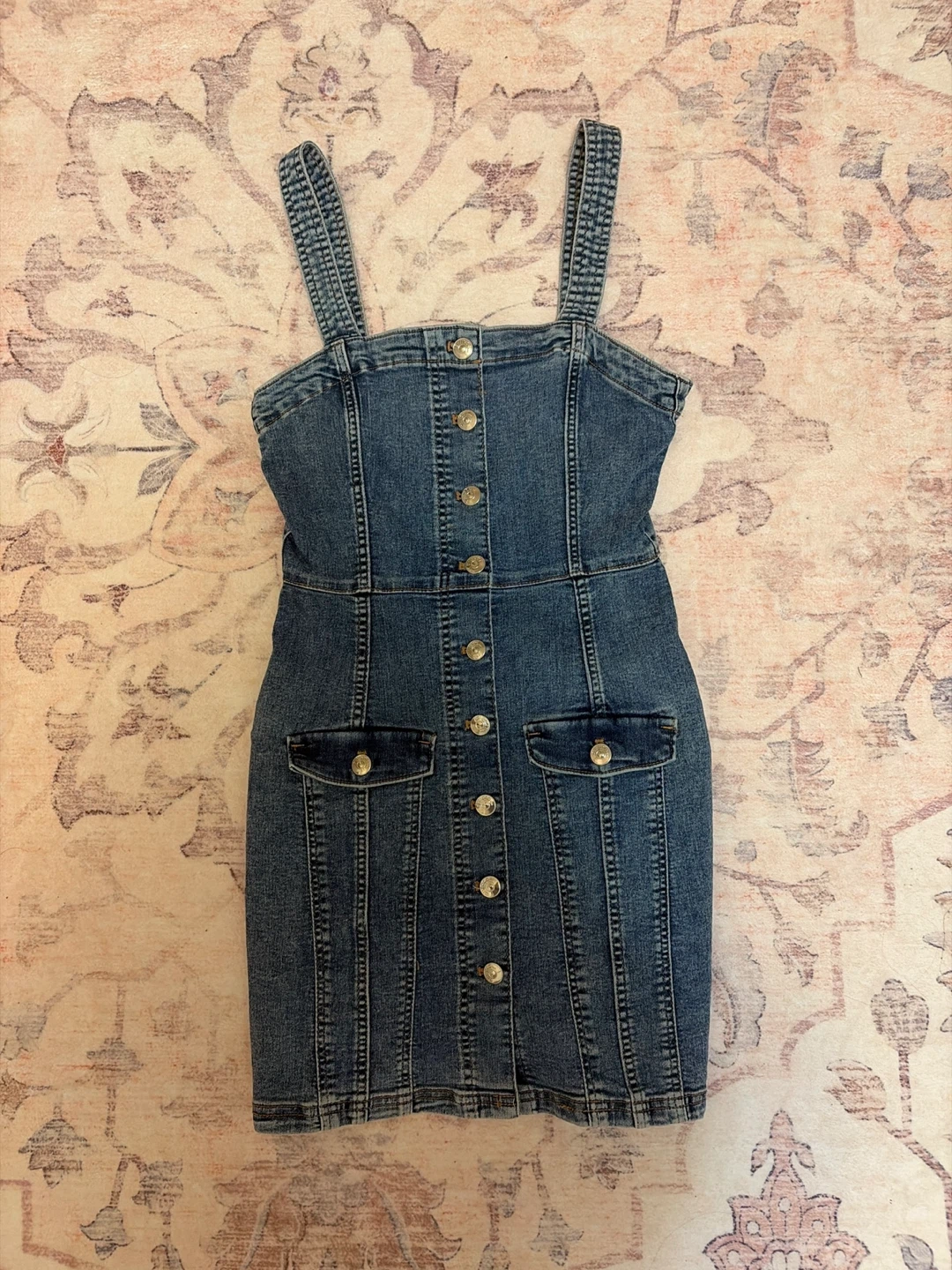 H&M Denim Pinafore Dress