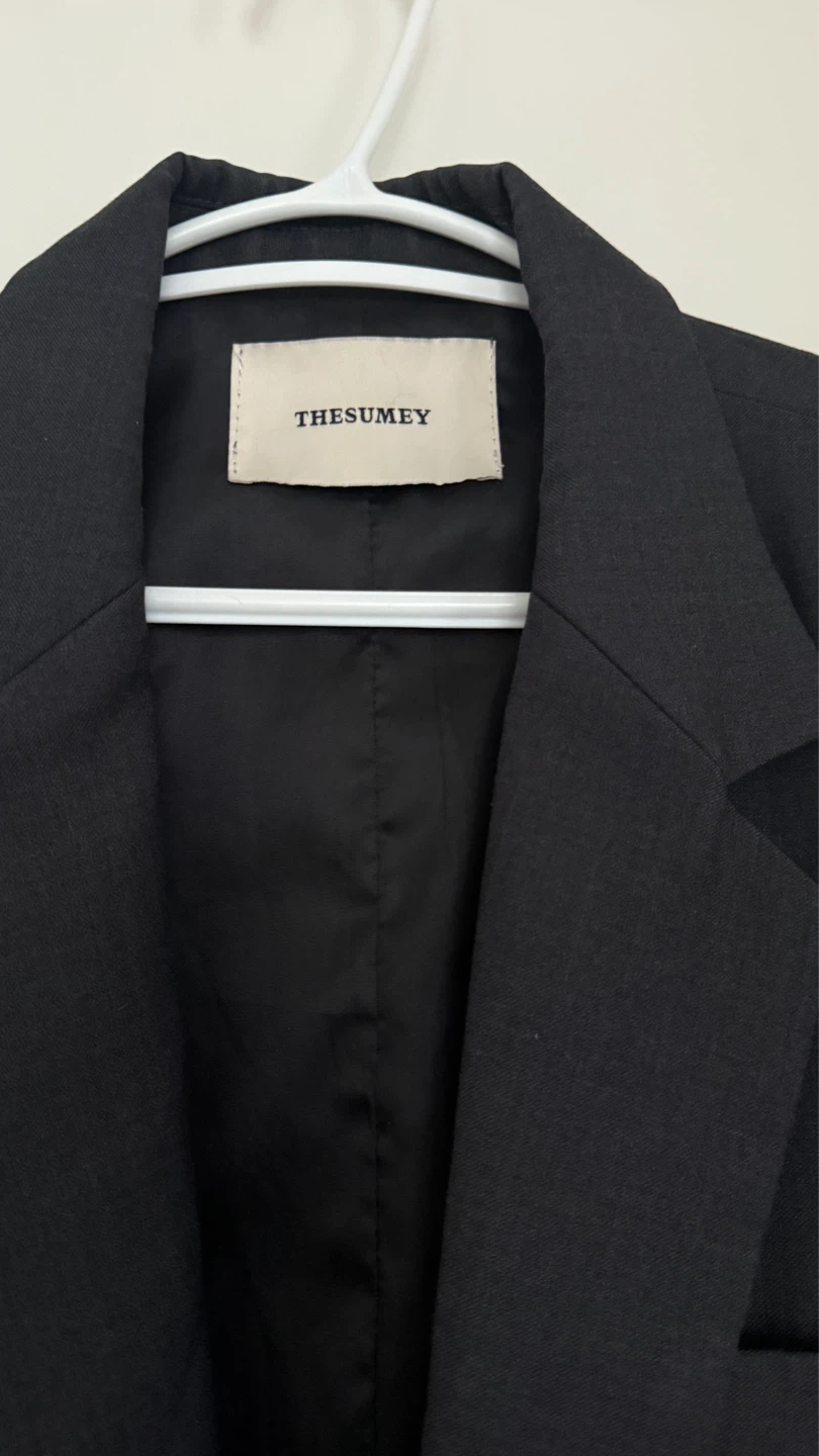 Unisex Oversize Black Blazer - photo 4