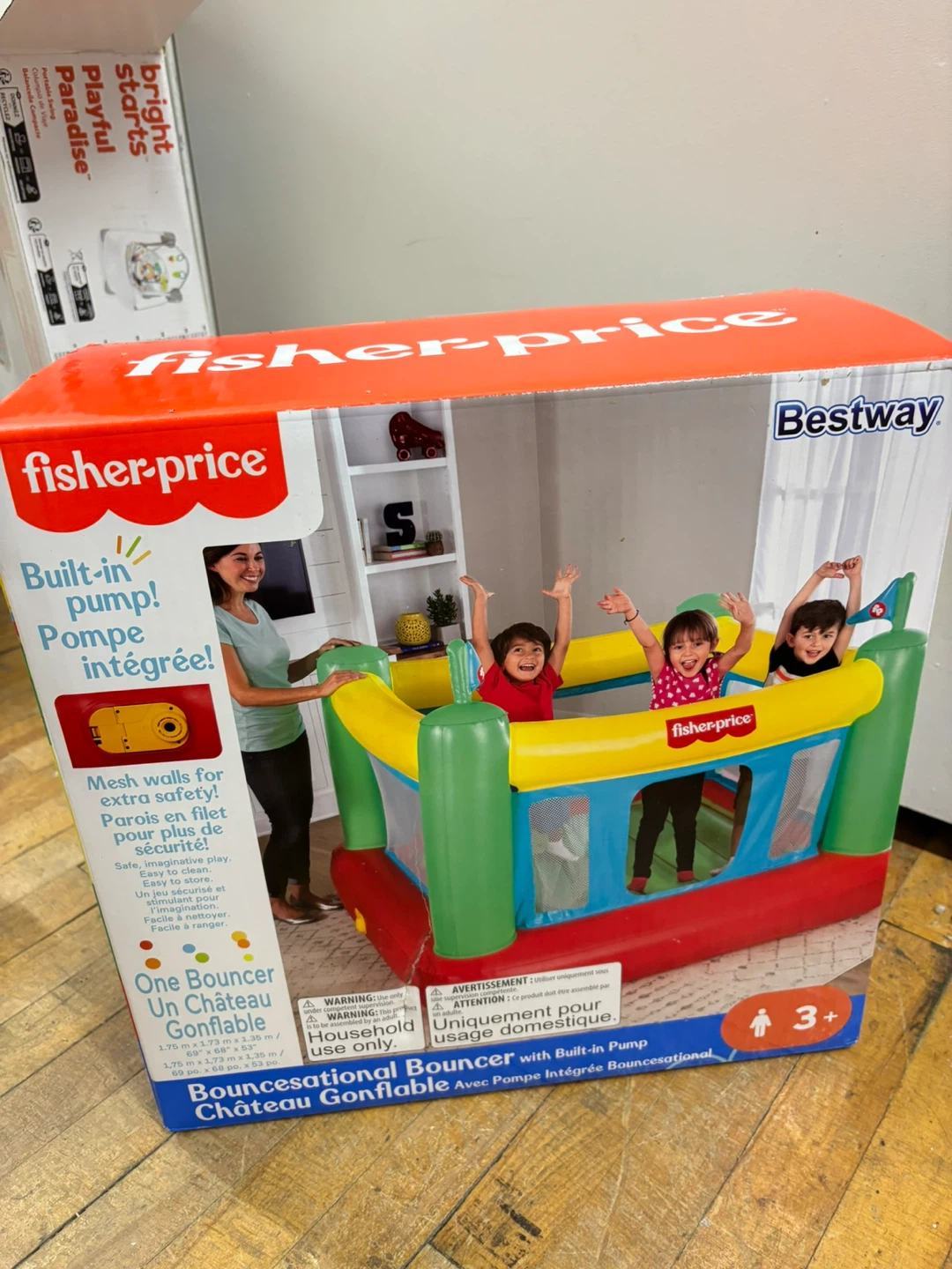 Fisher-Price Bouncesational Bouncer with Built-in Pump - photo 5