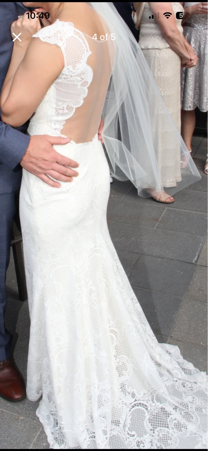Ivory Watters  boho wedding dress - photo 3