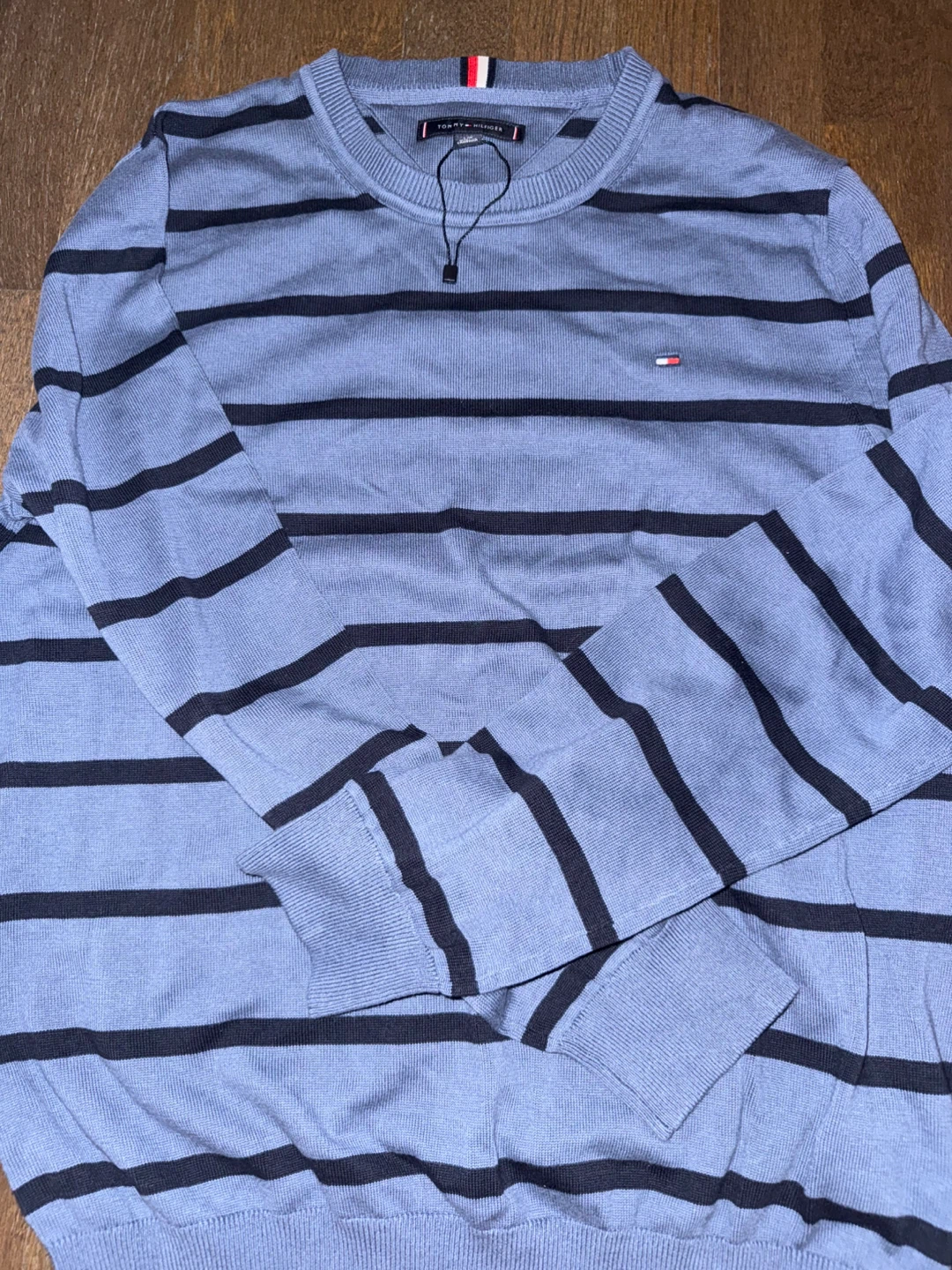 Tommy Hilfiger Striped Crewneck Sweater - L - photo 2