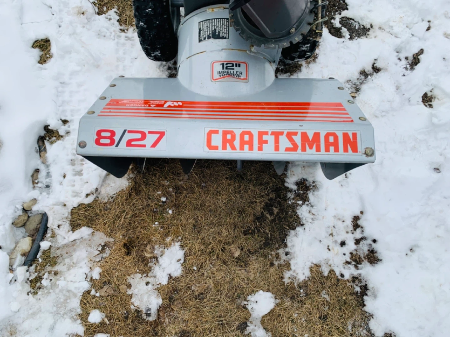 Craftsman 8/27 Snowblower