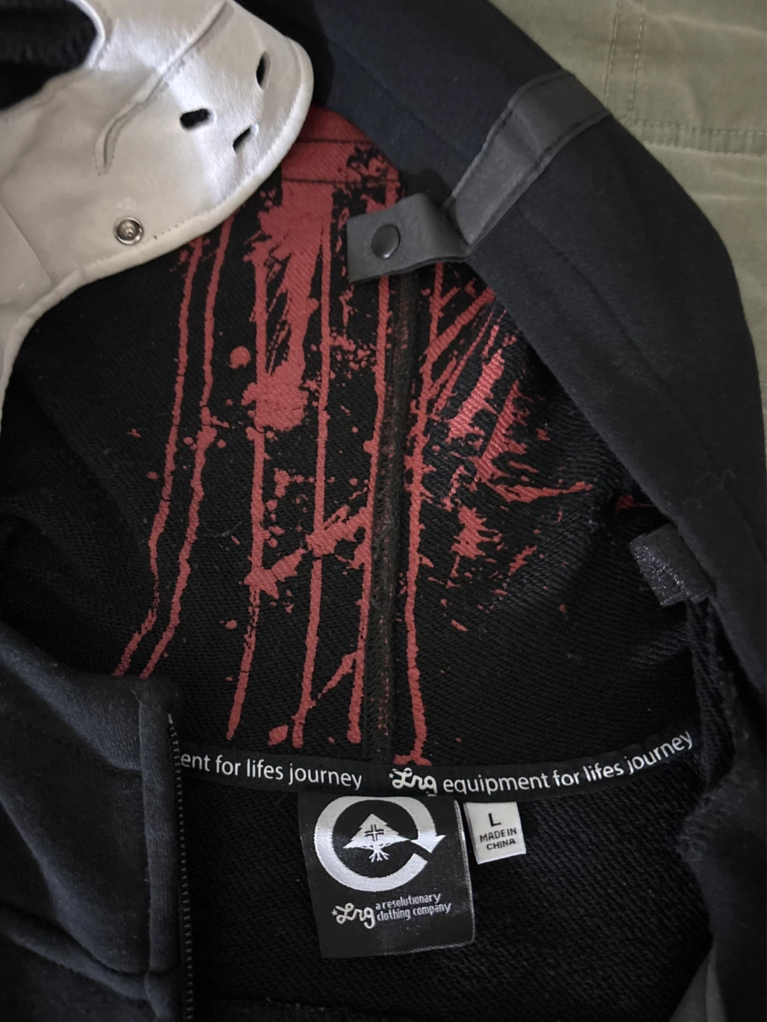 LRG "Chainsaw" Graphic Zip-Up Hoodie - photo 3