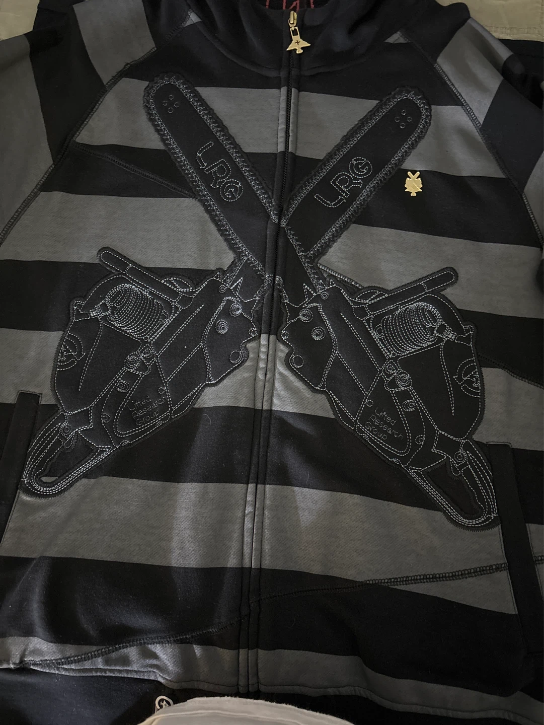LRG "Chainsaw" Graphic Zip-Up Hoodie - photo 2