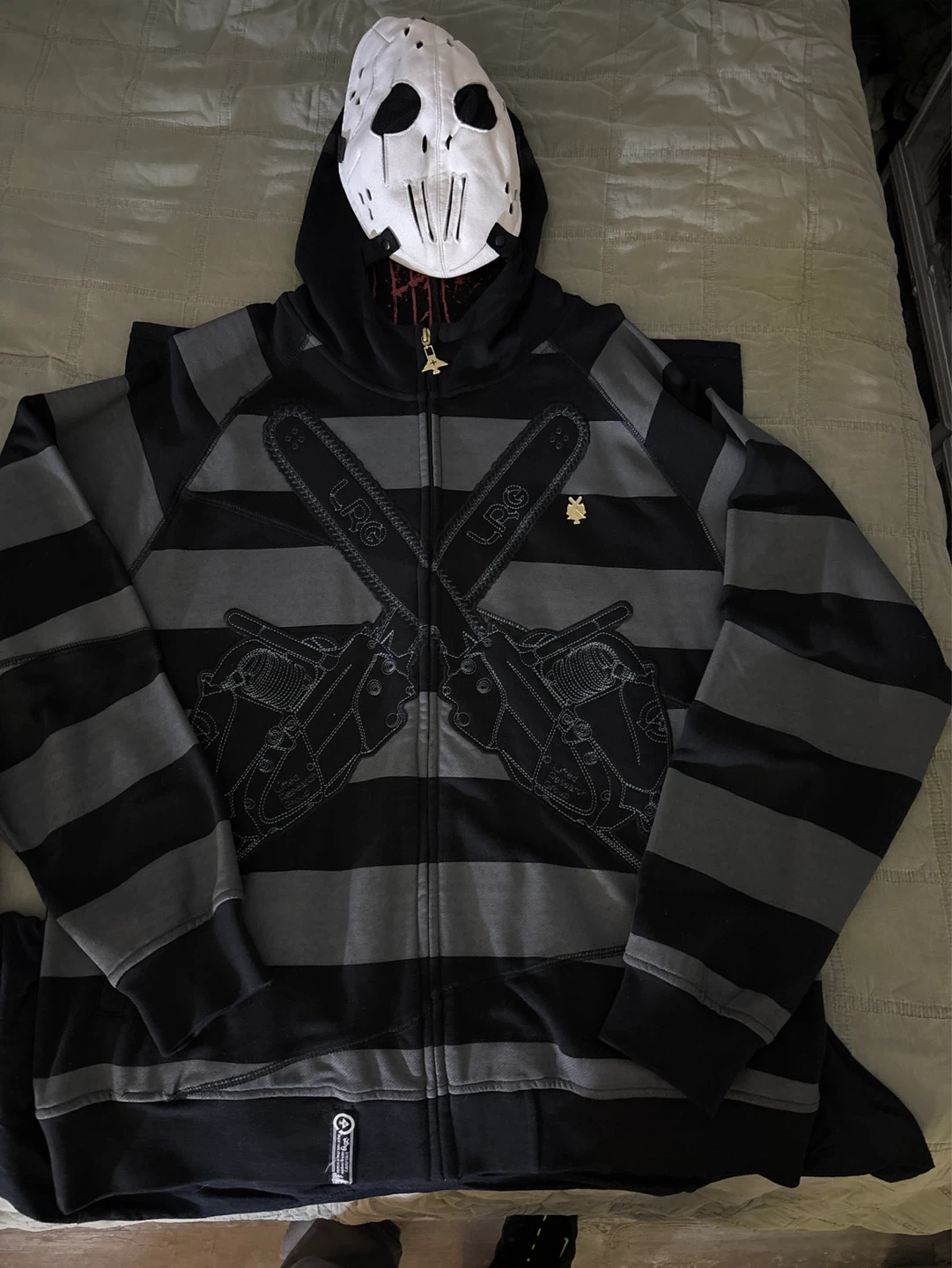 LRG "Chainsaw" Graphic Zip-Up Hoodie