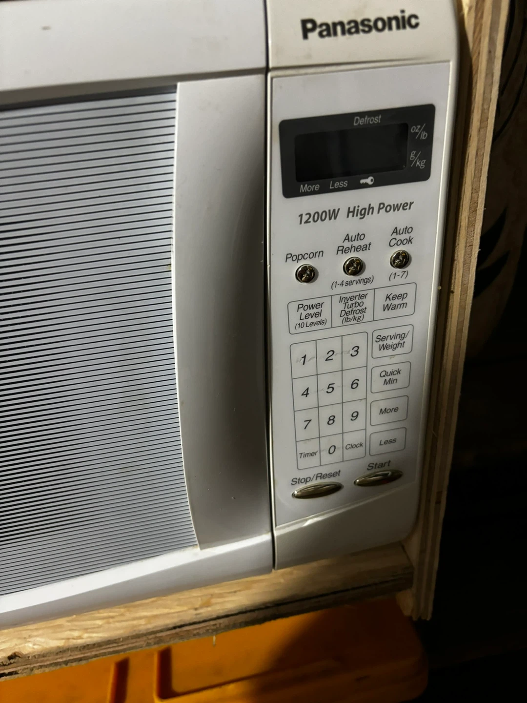 Panasonic 1200W High Power Microwave - photo 2