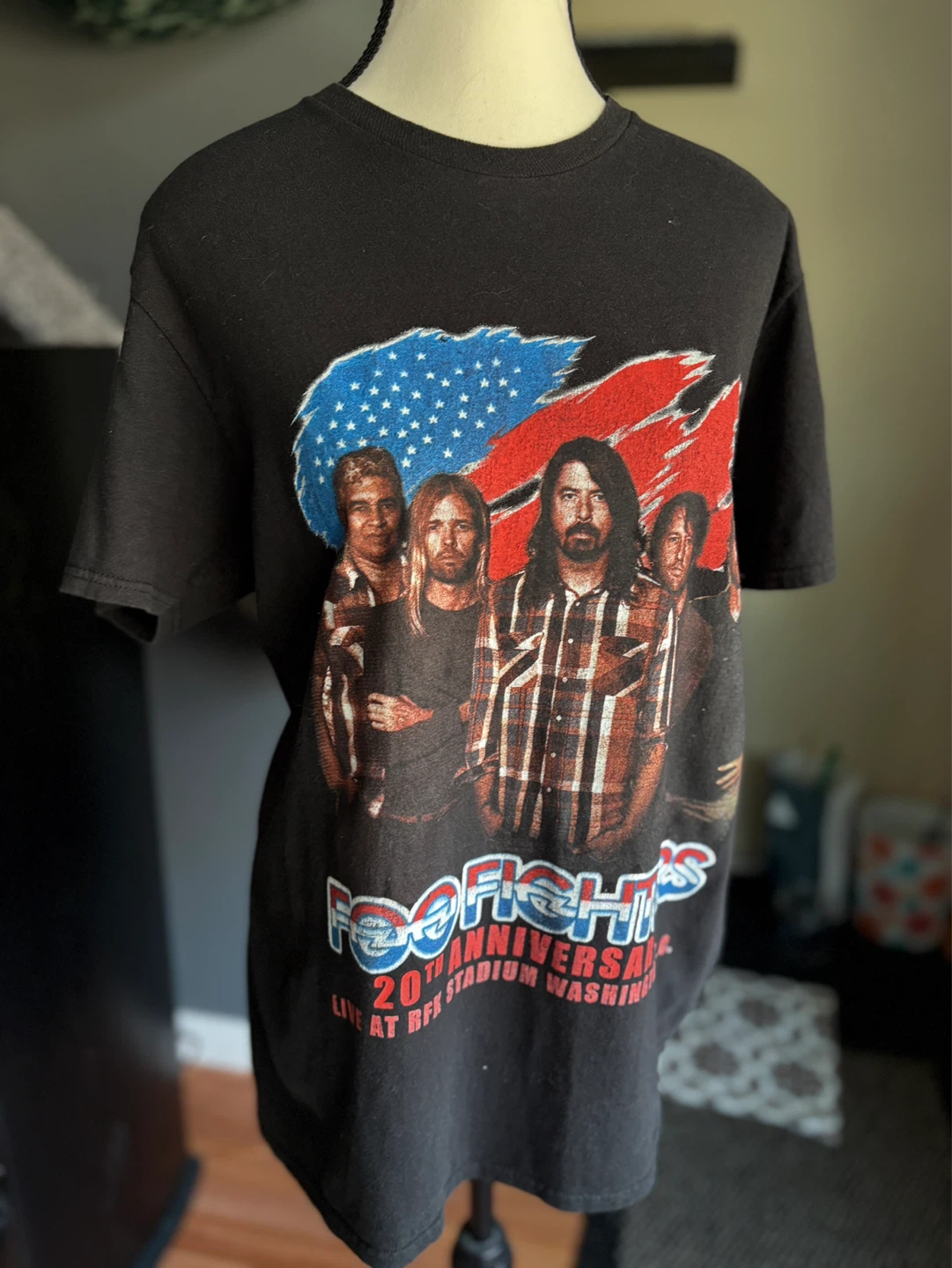 Foo Fighters 20th Anniversary "4th of July" Concert T-Shirt