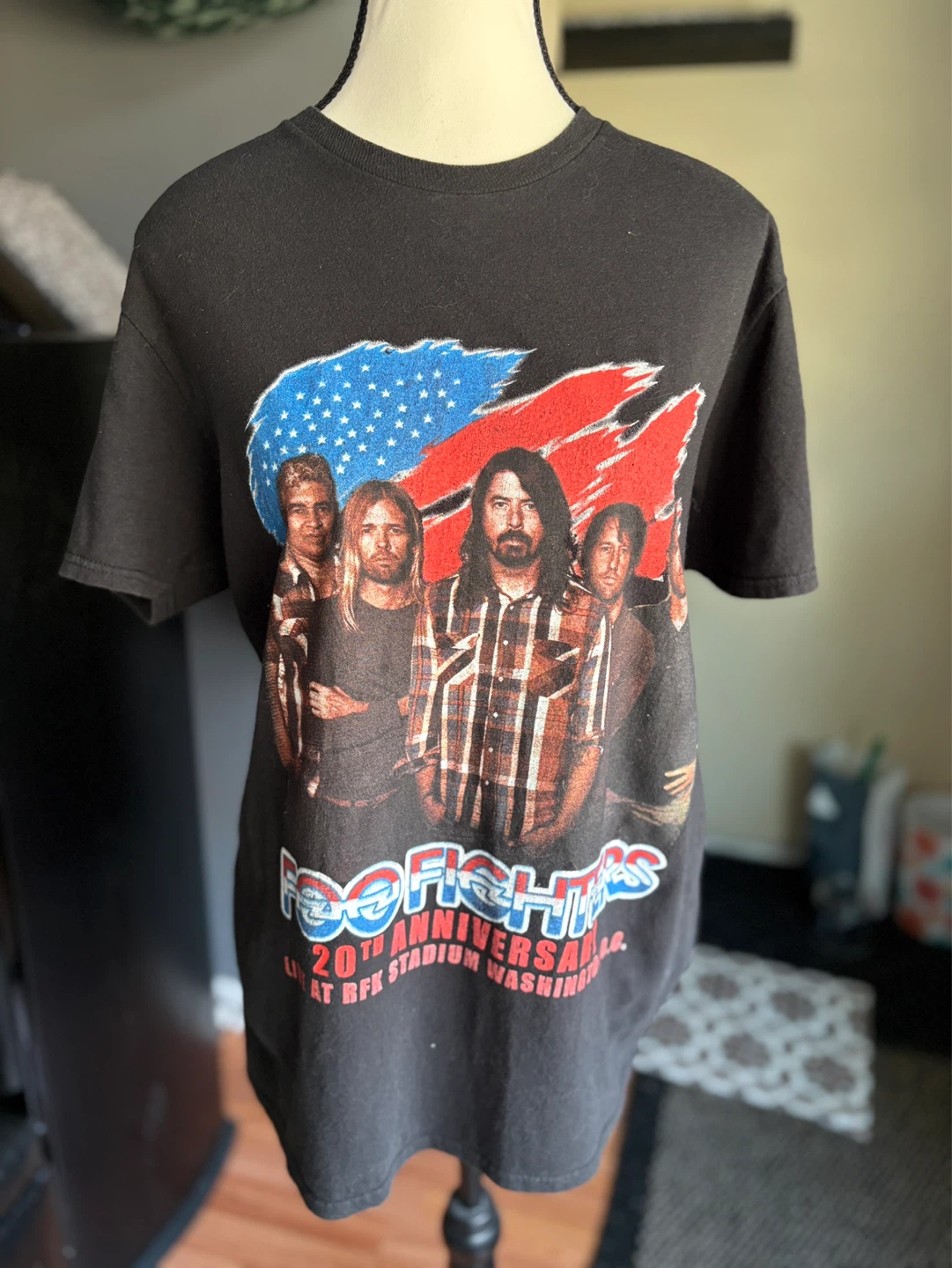 Foo Fighters 20th Anniversary "4th of July" Concert T-Shirt - photo 2