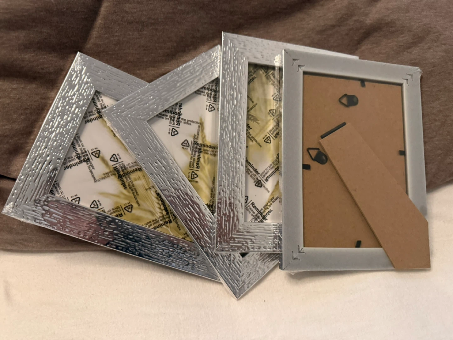 Silver Picture Frames - 4" x 6" (Set of 4) - photo 2