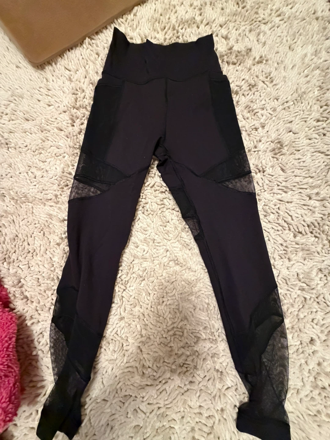 Lululemon Black Mesh Leggings