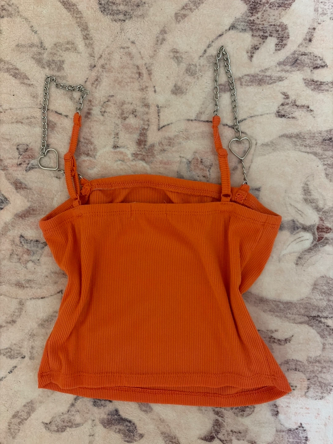 Coral Chain Strap Crop Top - photo 3
