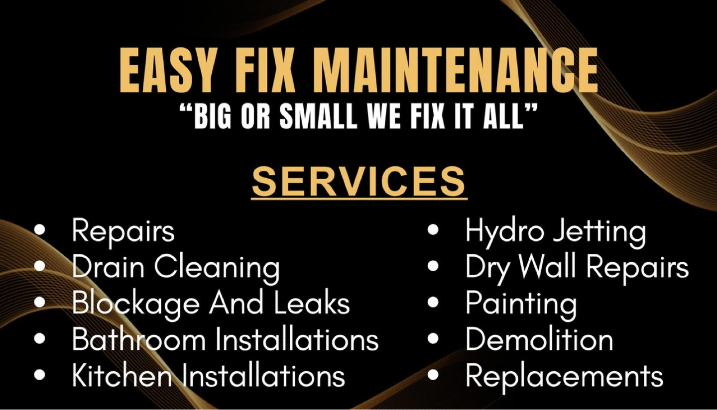 Easy Fix Maintenance Services Flyer - photo 2