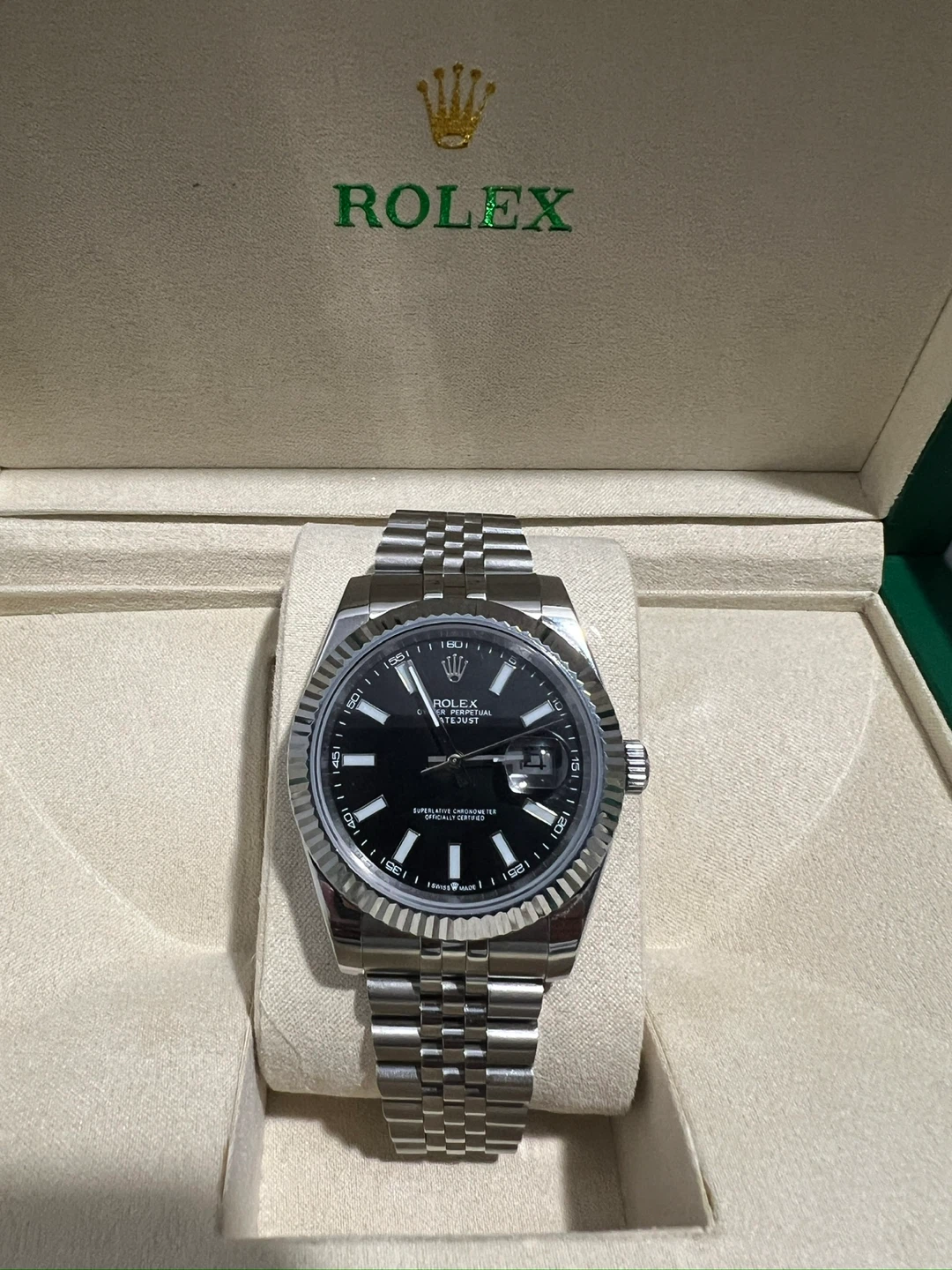 Luxury Men’s Watch Black and Blue Dial - photo 3
