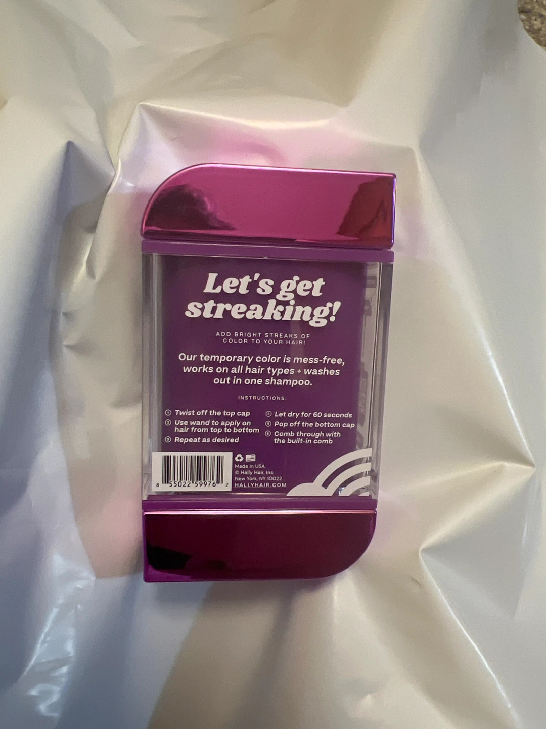 Hally Purple Shade Stix Temporary Hair Color - photo 2