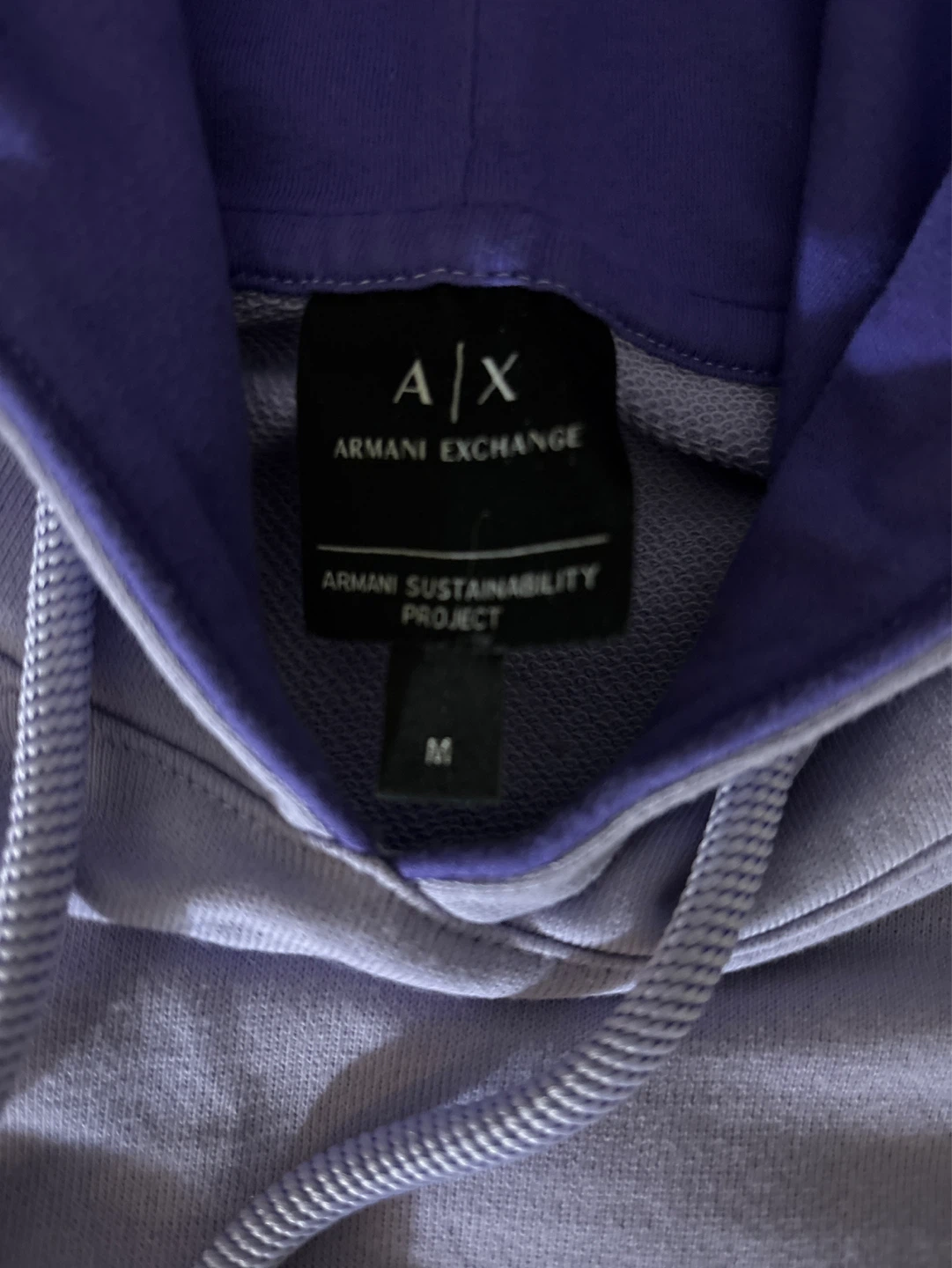 Armani Exchange Ombre Hoodie - Purple/Lilac - Size M - photo 3