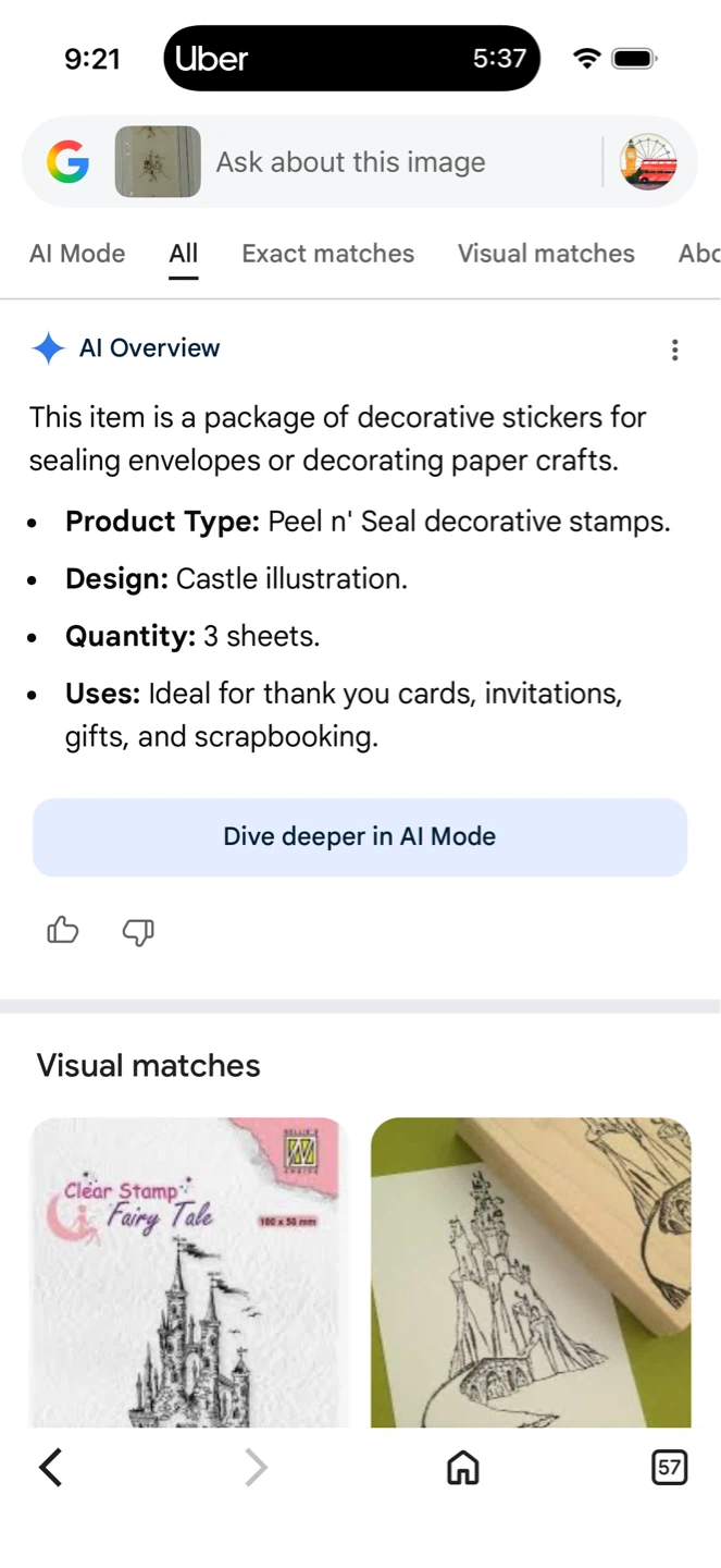 Peel 'n Seal Castle Decorative Seals - 3 Sheets - photo 5