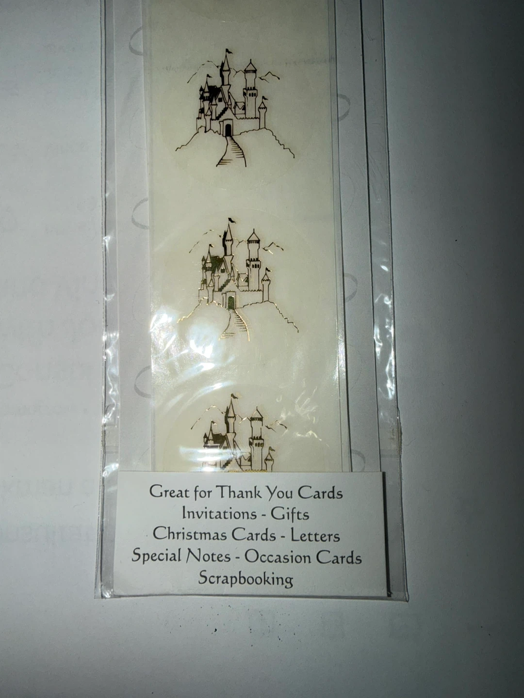 Peel 'n Seal Castle Decorative Seals - 3 Sheets - photo 2