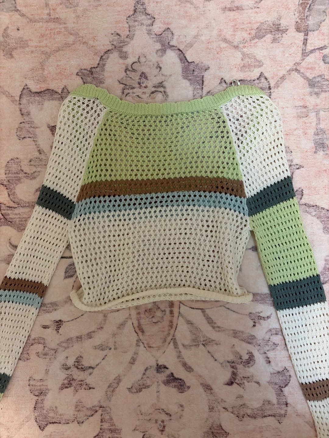 Bluenotes Crochet Sweater XS - photo 3