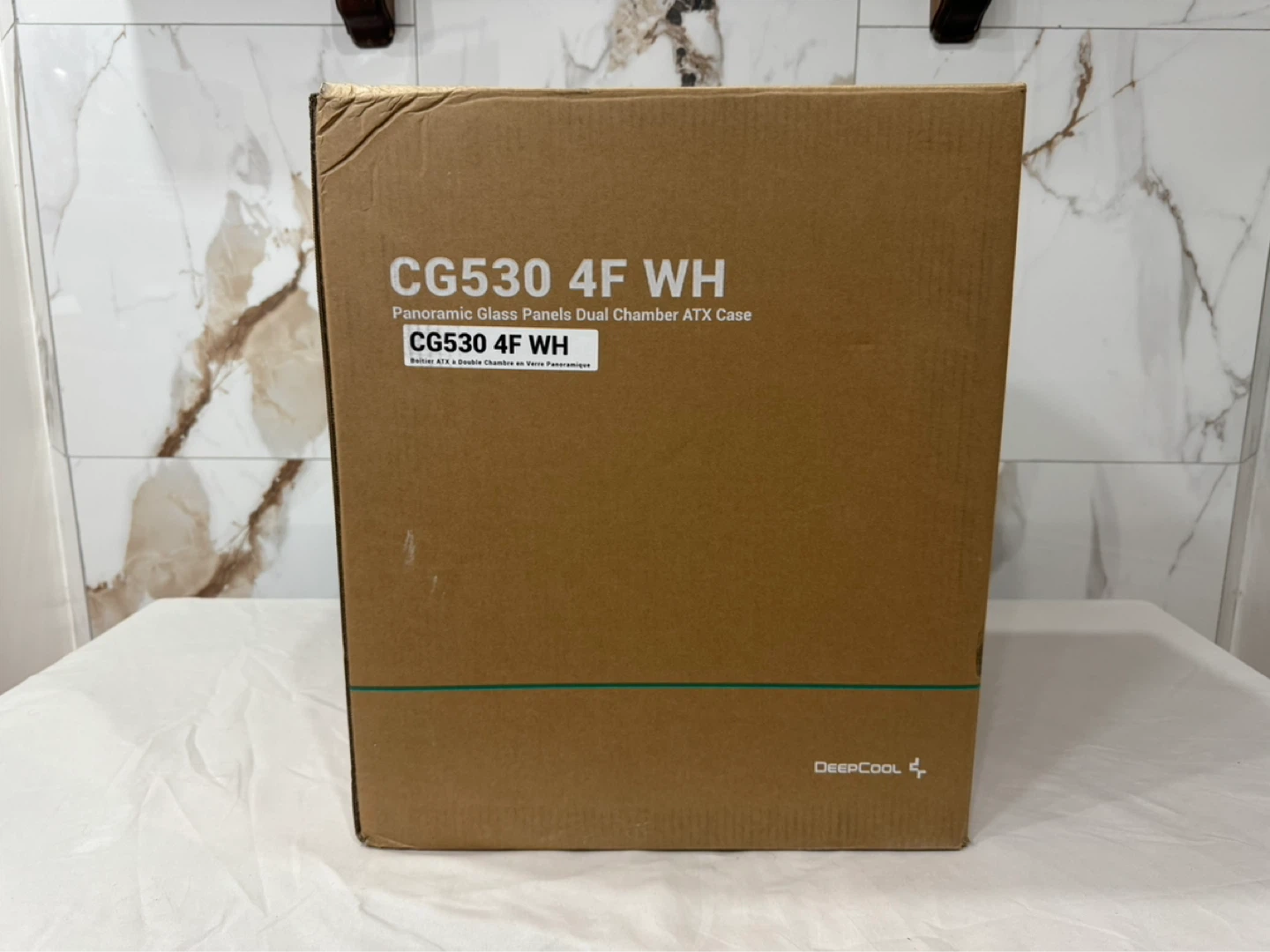 Deepcool CG530 4F White Case | New Open Box RGB Build Case