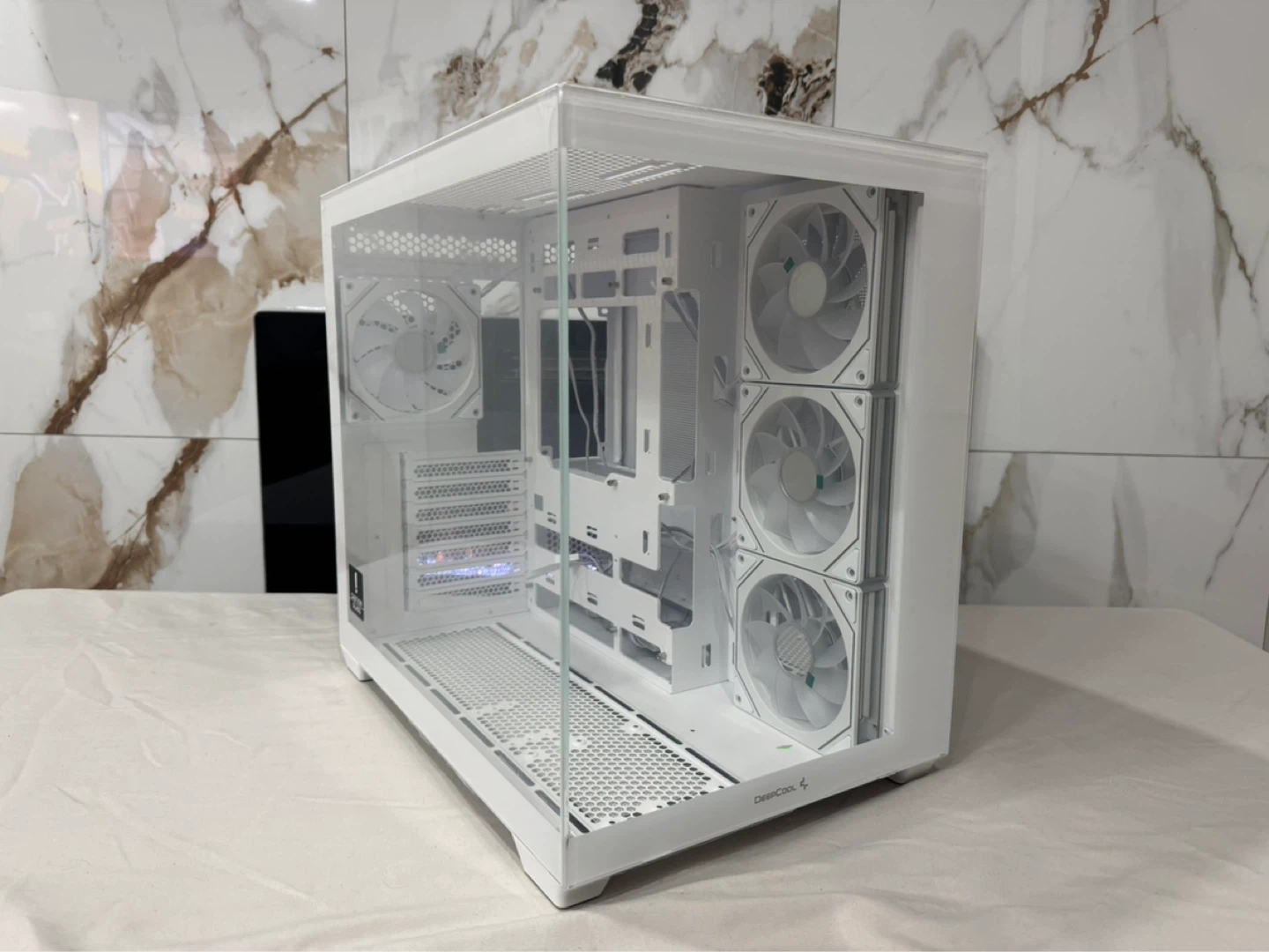 Deepcool CG530 4F White Case | New Open Box RGB Build Case - photo 2