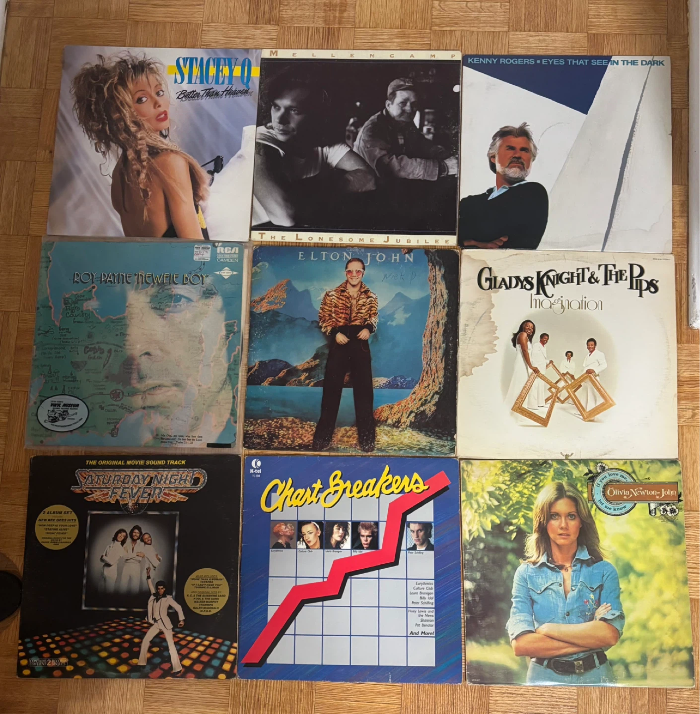 Assorted Vinyl Records Collection