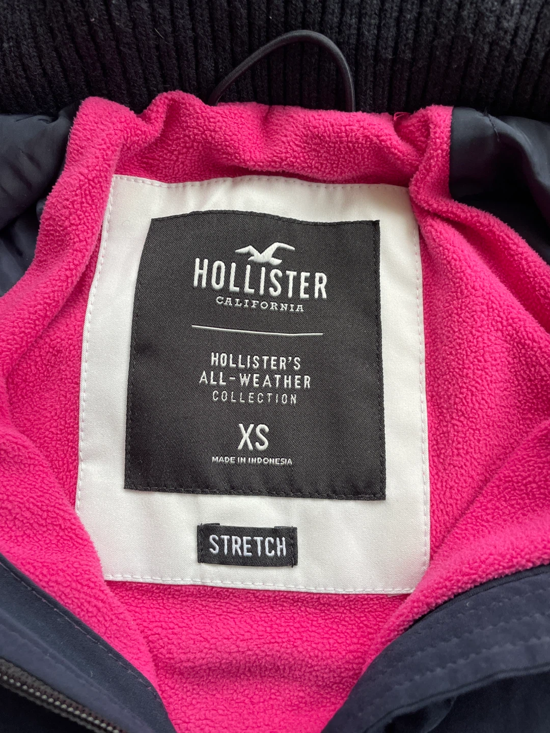 Hollister Navy Blue All-Weather Jacket (Women XS) - photo 2