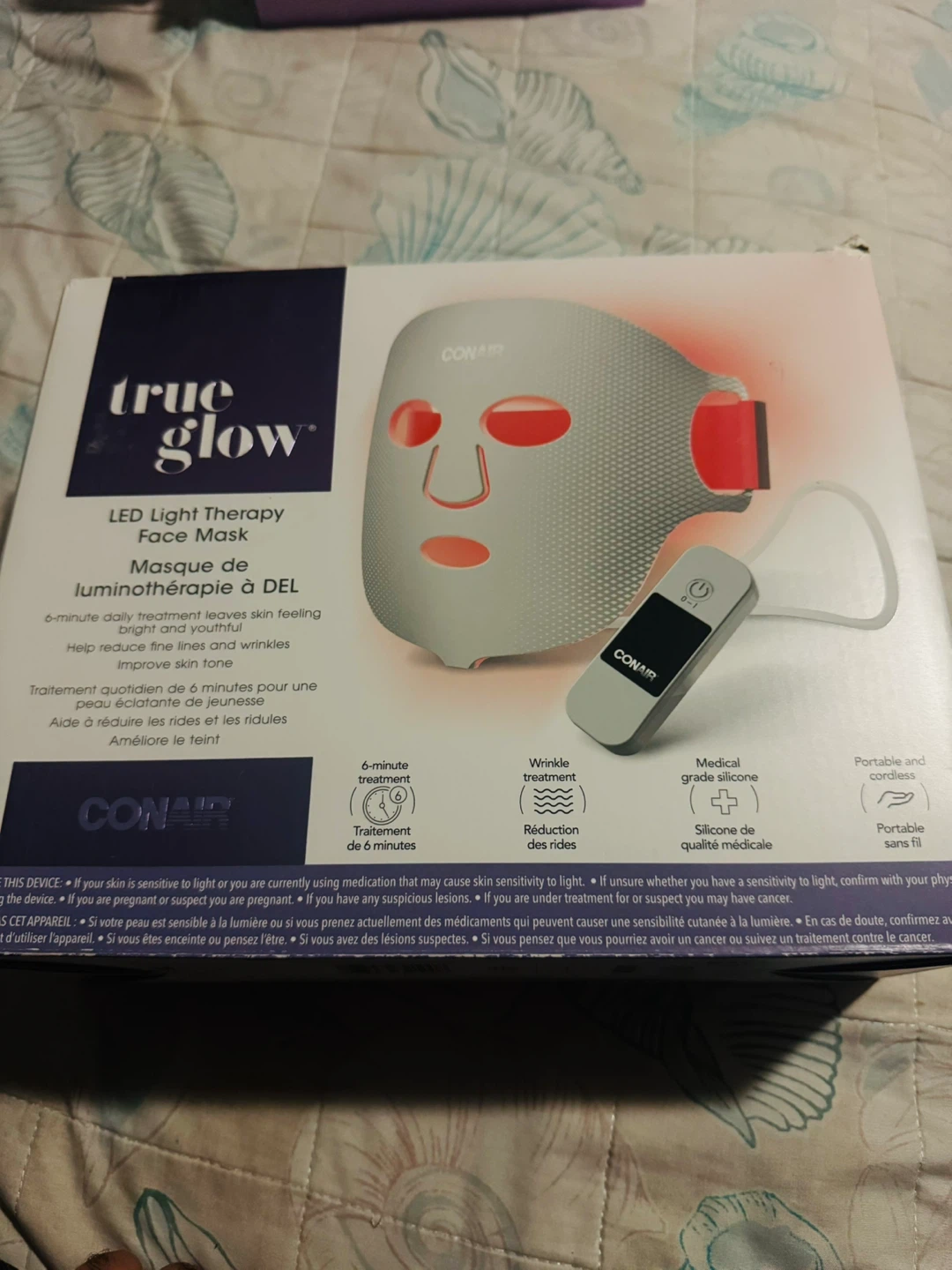 Conair True Glow LED Light Therapy Face Mask - photo 2