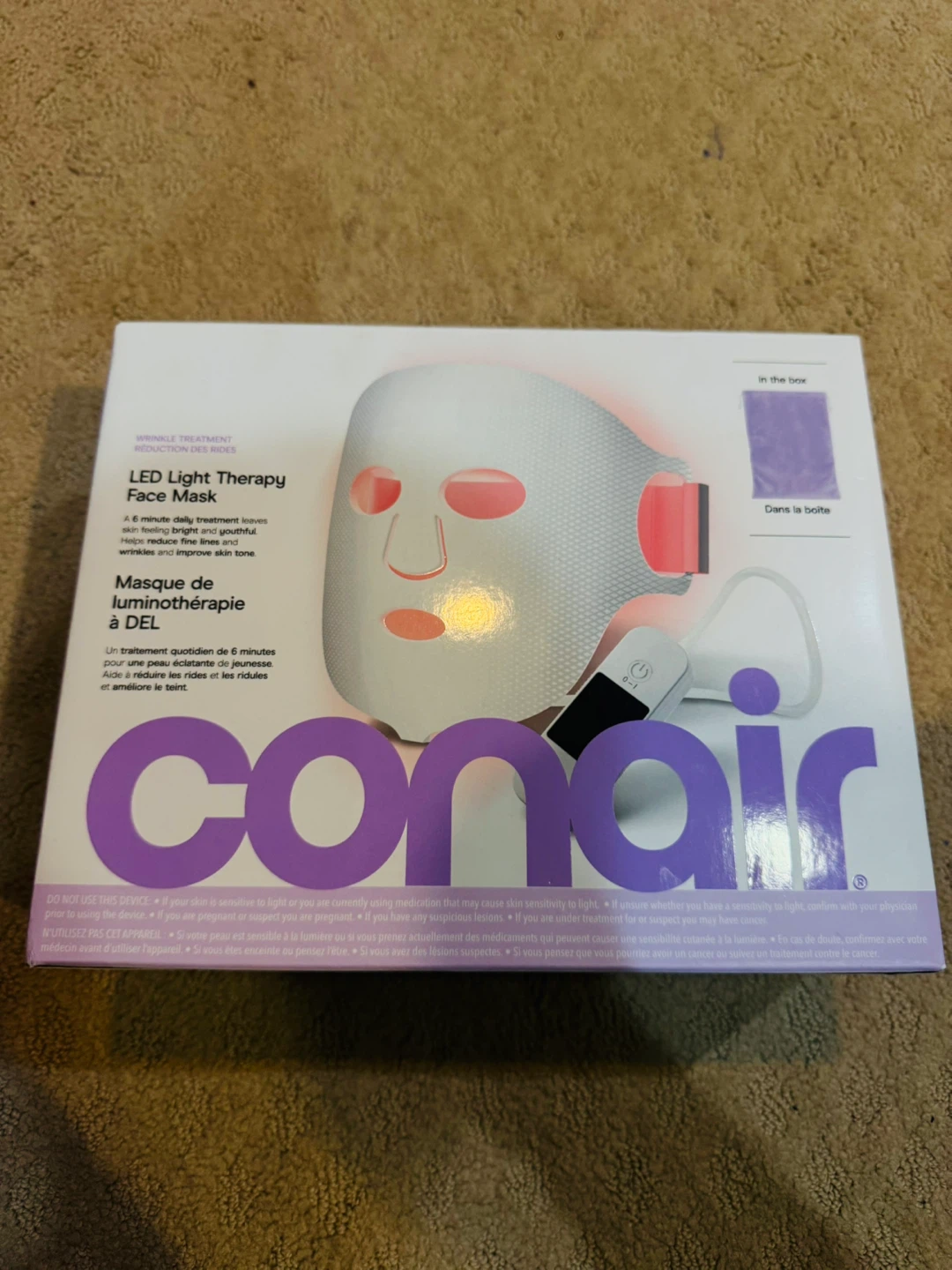 Conair True Glow LED Light Therapy Face Mask