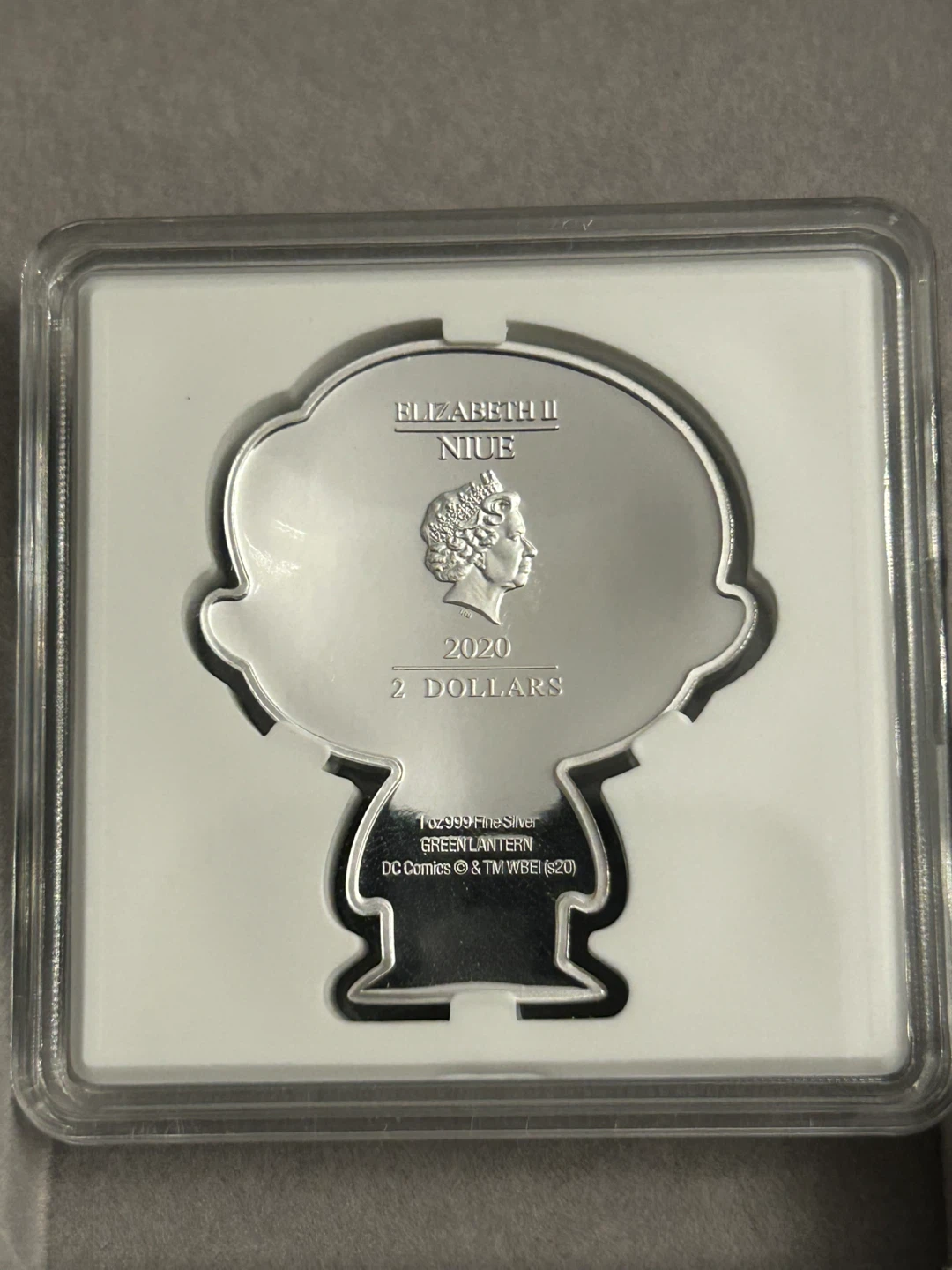 GREEN LANTERN 2020 1 OZ PURE SILVER PROOF COIN - photo 5