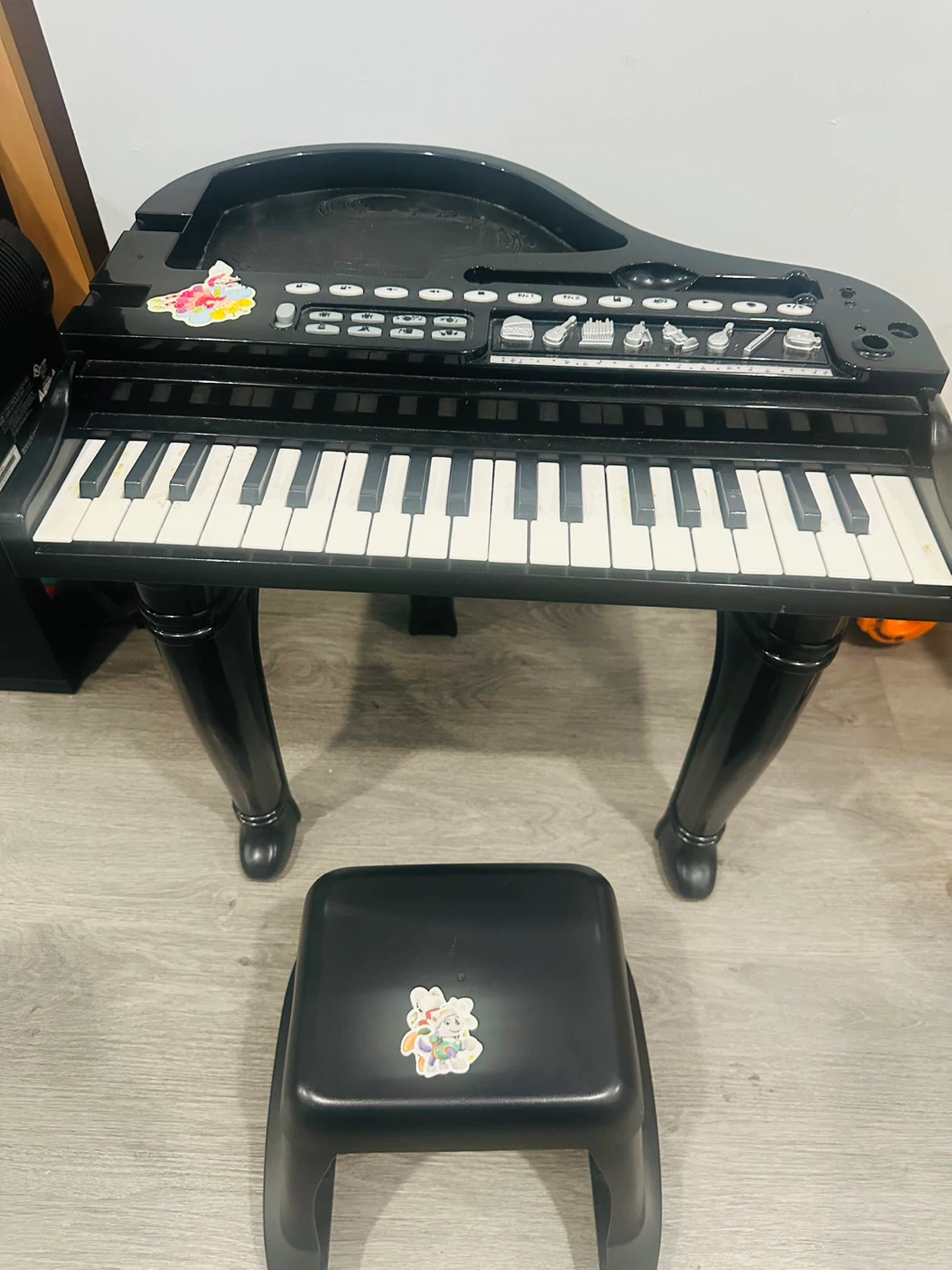 Kids Electronic Piano Keyboard with Stool