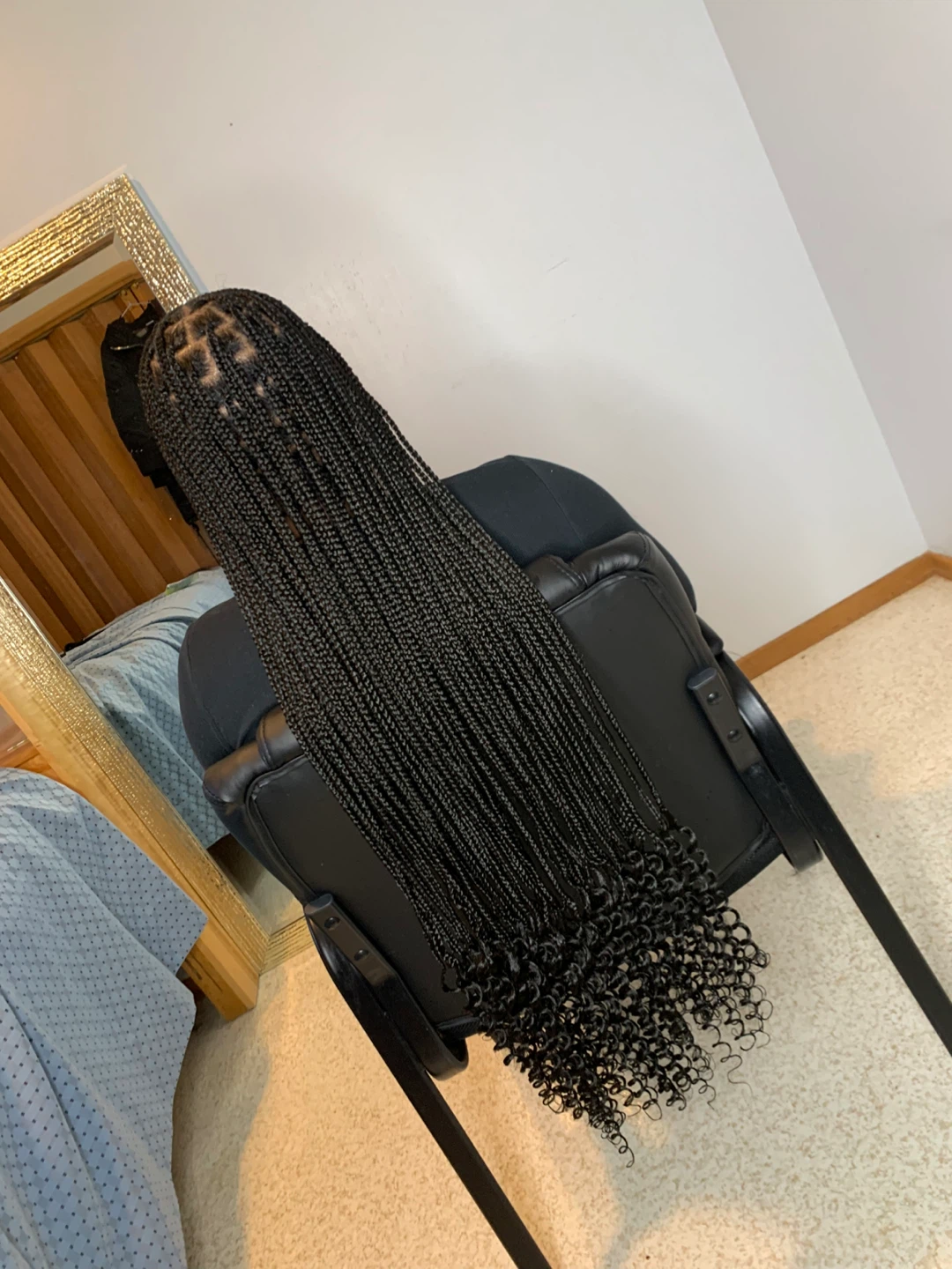 Box Braids with Curly Ends - photo 2