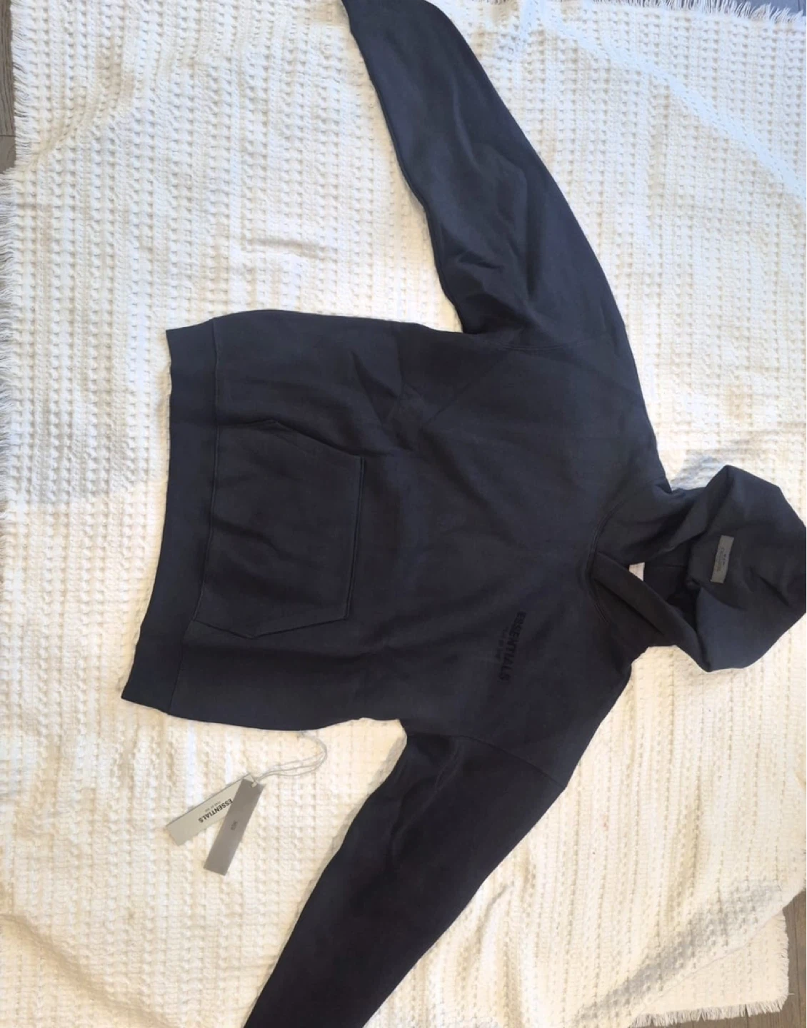 Fear of God Essentials Hoodie Black - photo 3