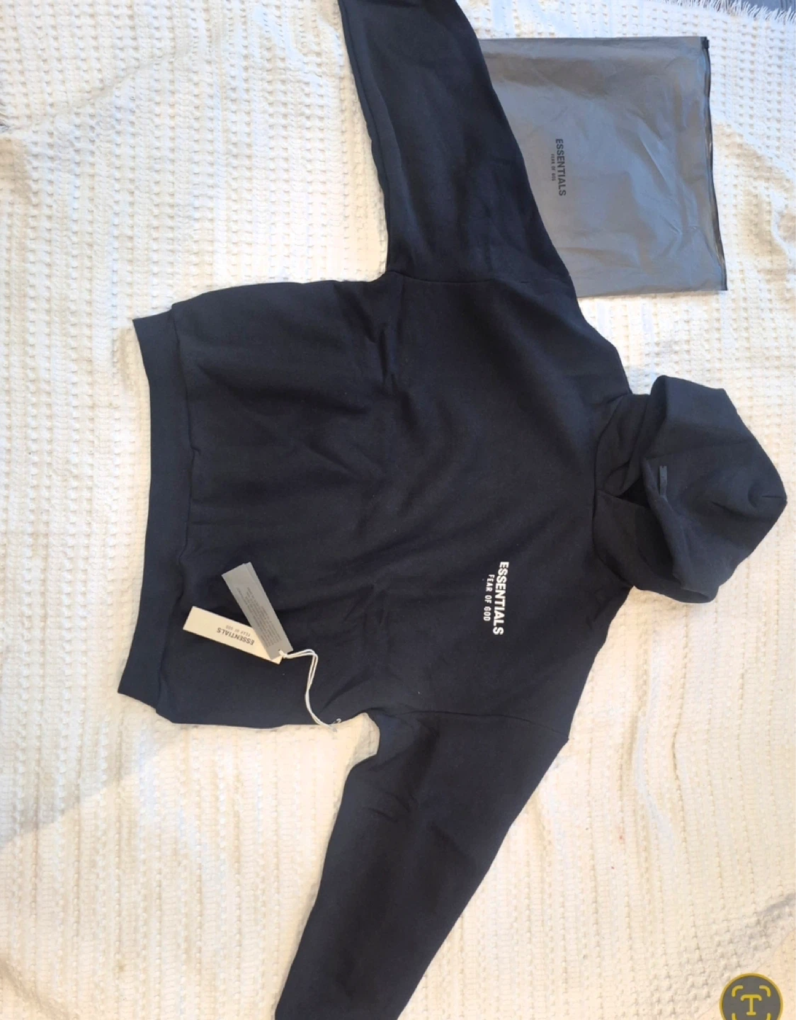Fear of God Essentials Hoodie Black