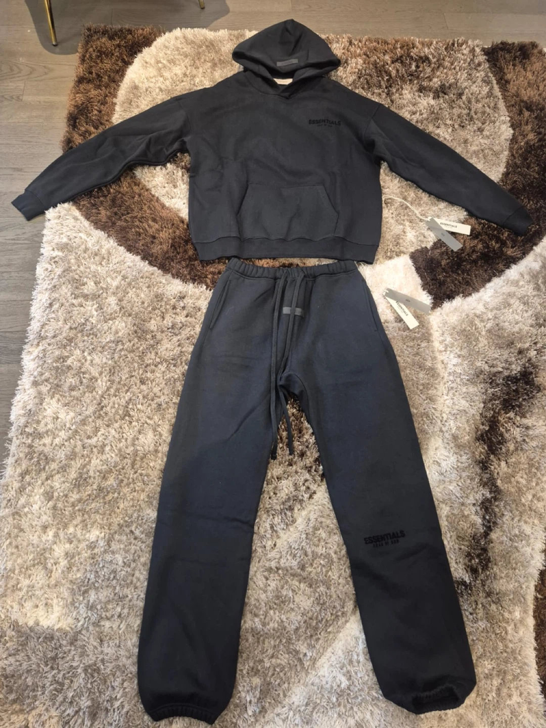 Fear of God Essentials Hoodie & Sweatpants Set Black