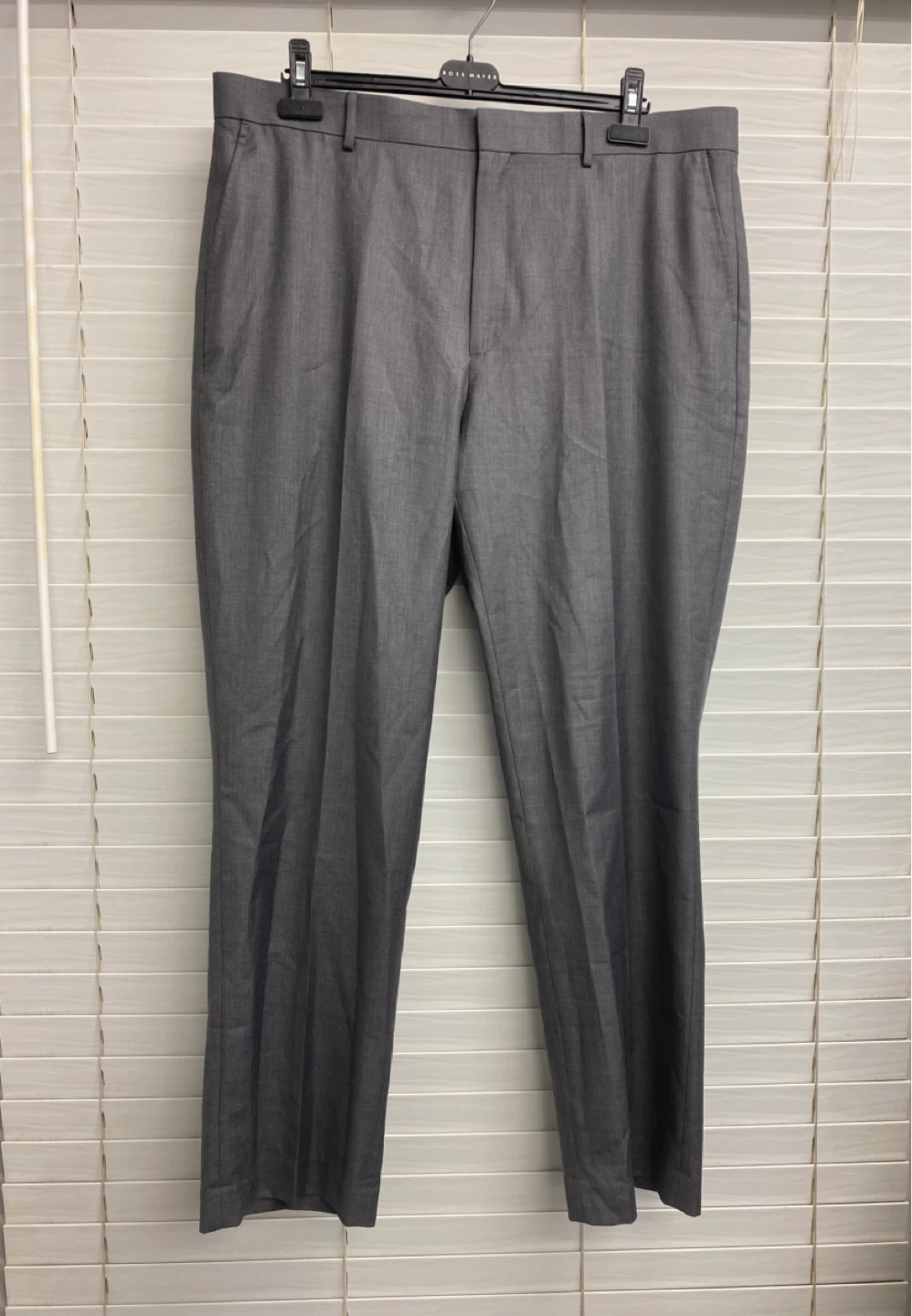 Perry Ellis Portfolio Men's Grey Dress Pants 40x32
