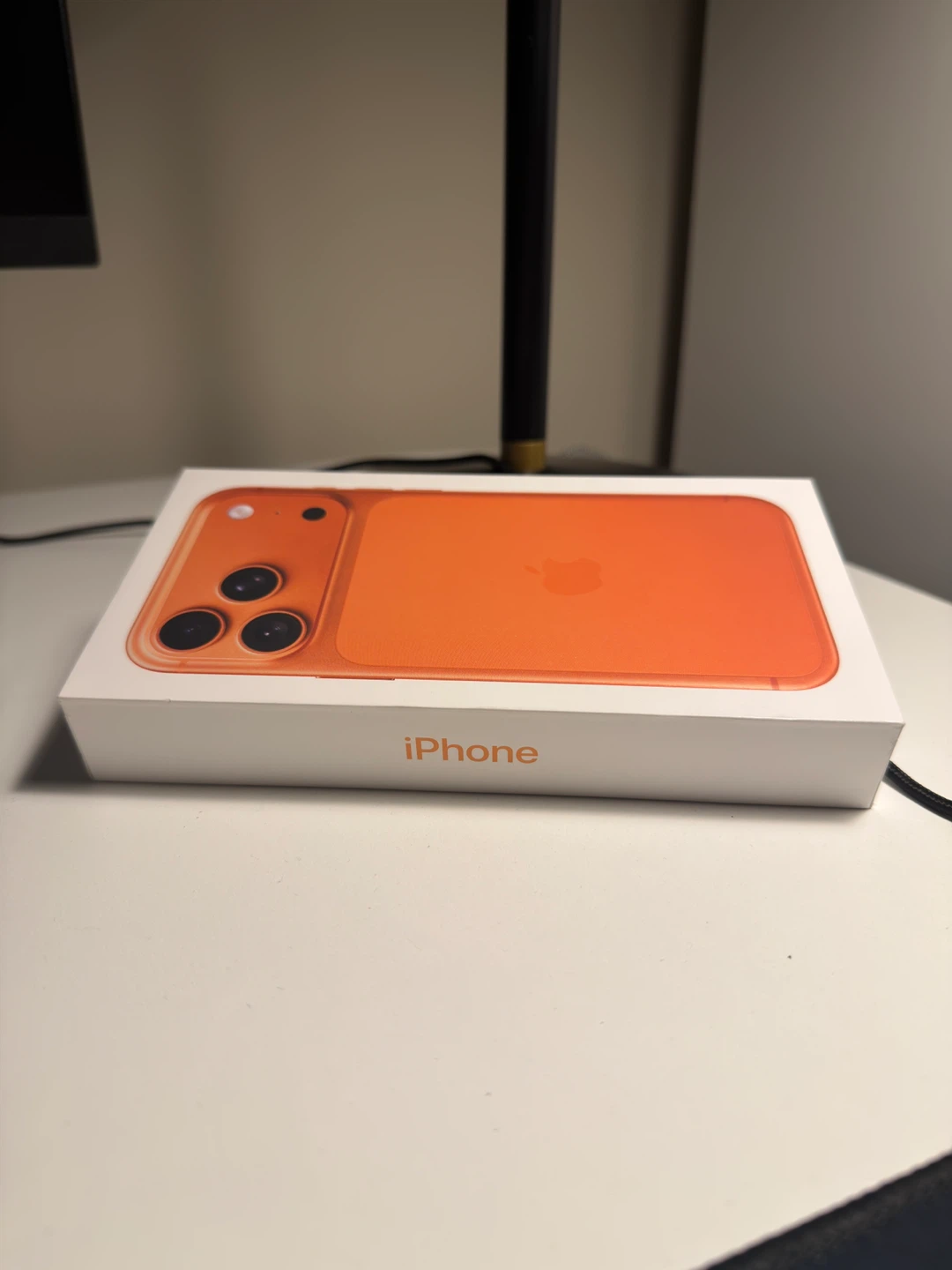 (BOX ONLY) iPhone 17 Pro Max Box Orange - photo 2