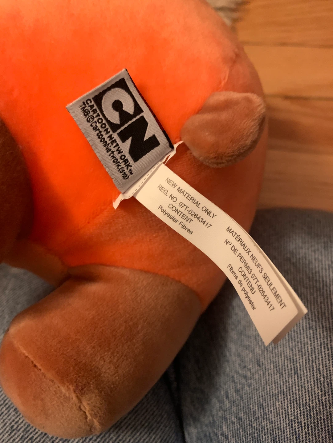 Miniso x We Bare Bears Halloween Pumpkin Bear Plush - photo 4