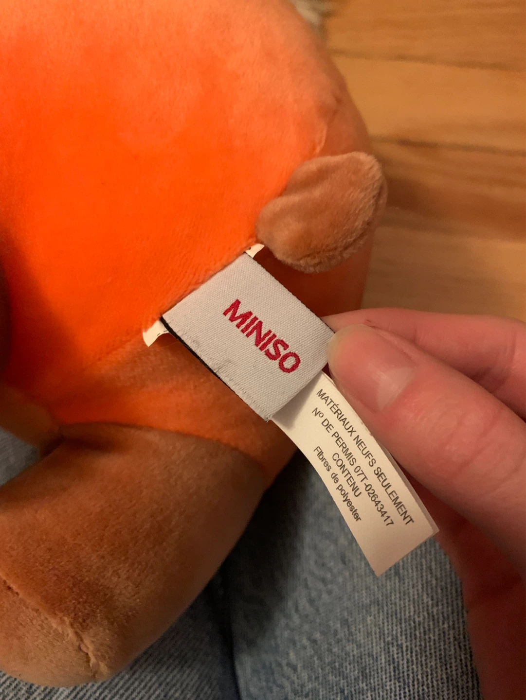 Miniso x We Bare Bears Halloween Pumpkin Bear Plush - photo 3